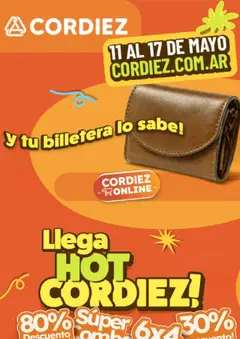 Vista previa Cordiez -  HOT SALE aviso válido desde el 06.05.2026