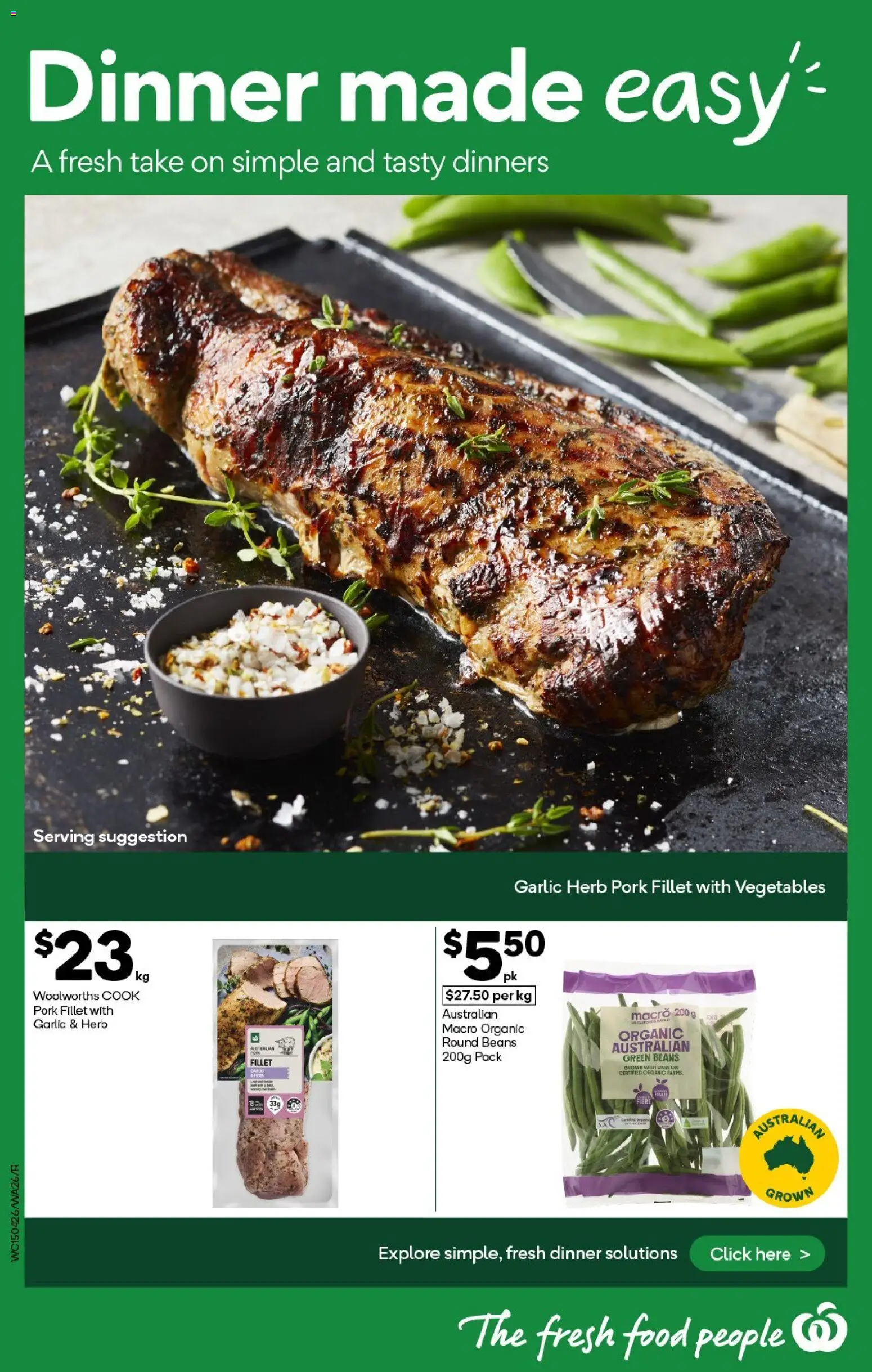 Woolworths catalogue - valid from 15.04.2026 | Page: 26 | Products: Herb, Pork, Vegetables, Garlic