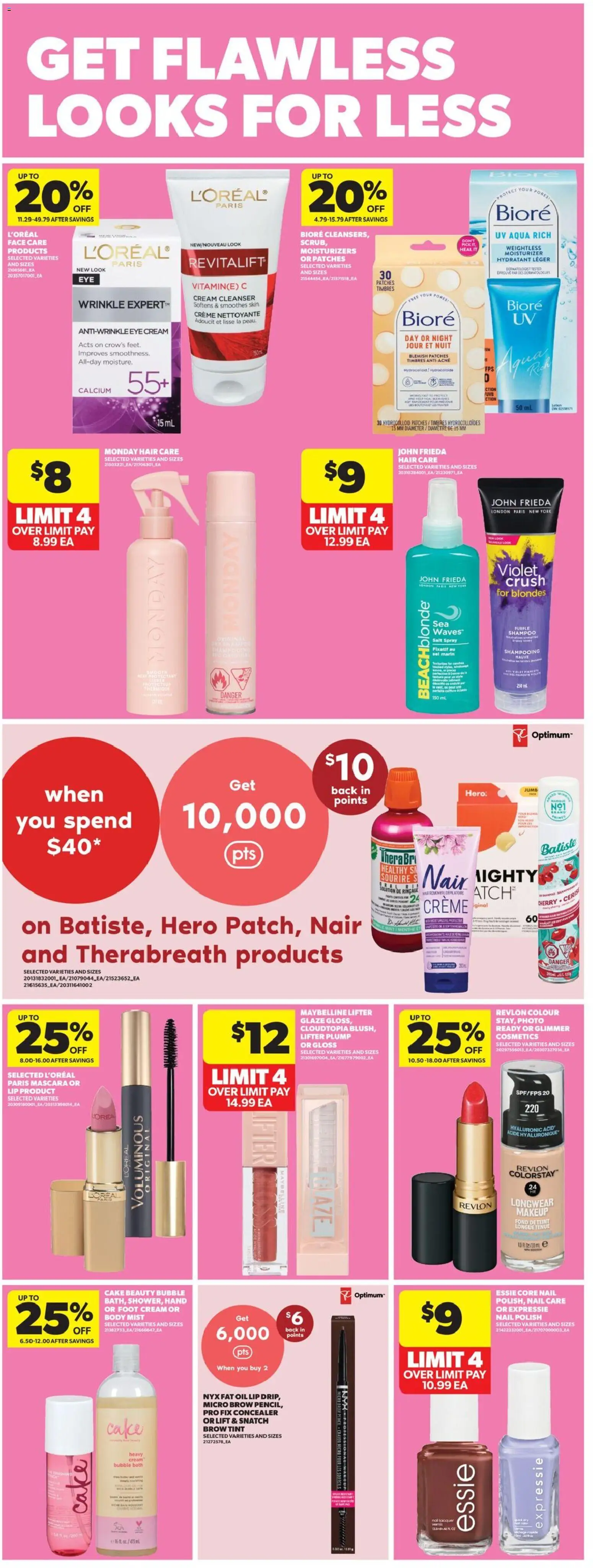 Real Canadian Superstore flyer valid from Jul 9, 2026 | Page: 26 | Products: Concealer, Shampoo, Bath, Oil