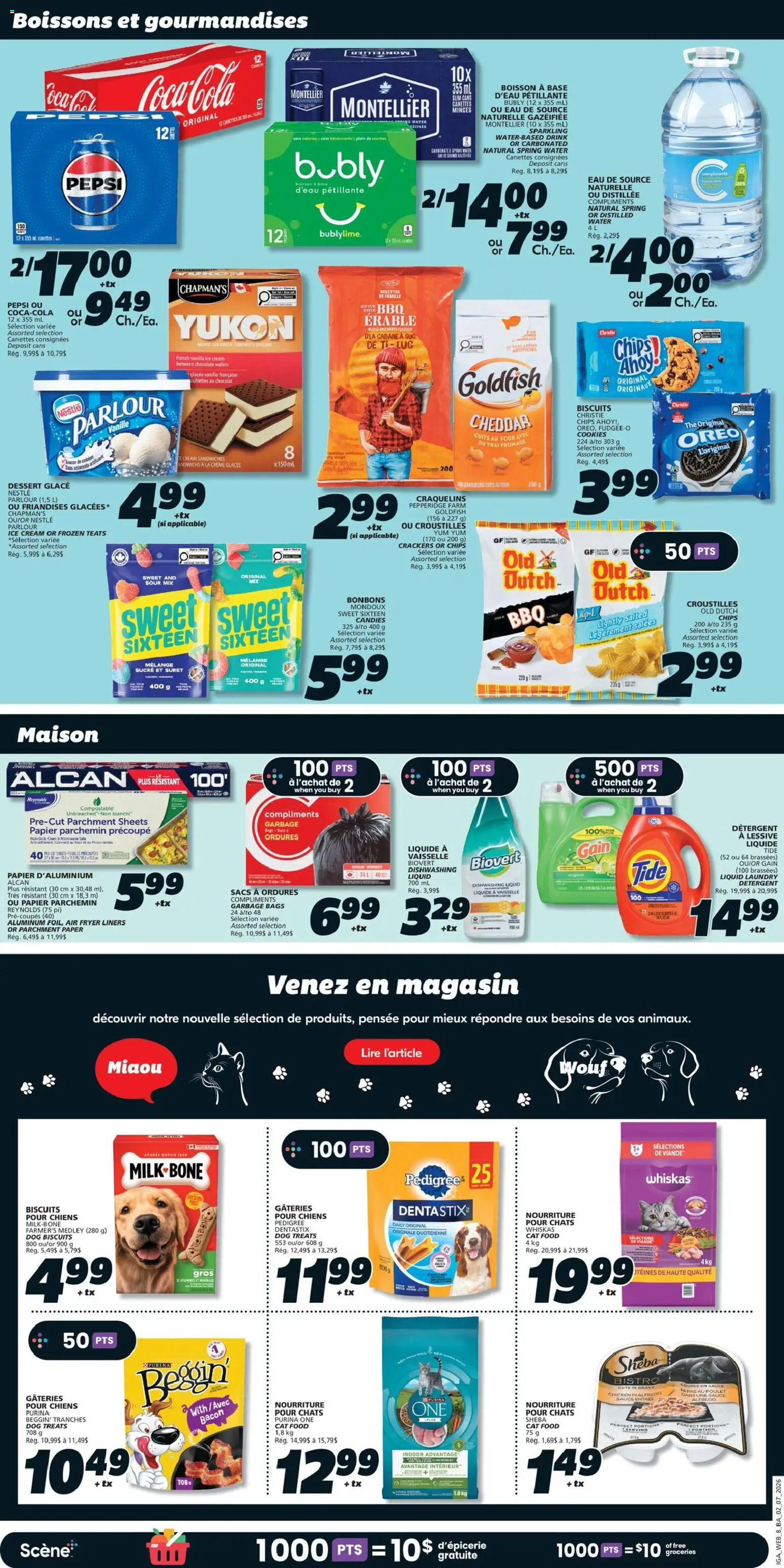 IGA flyer valid from Jul 2, 2026 | Page: 11 | Products: Cookies, Ice cream, Fryer, Detergent
