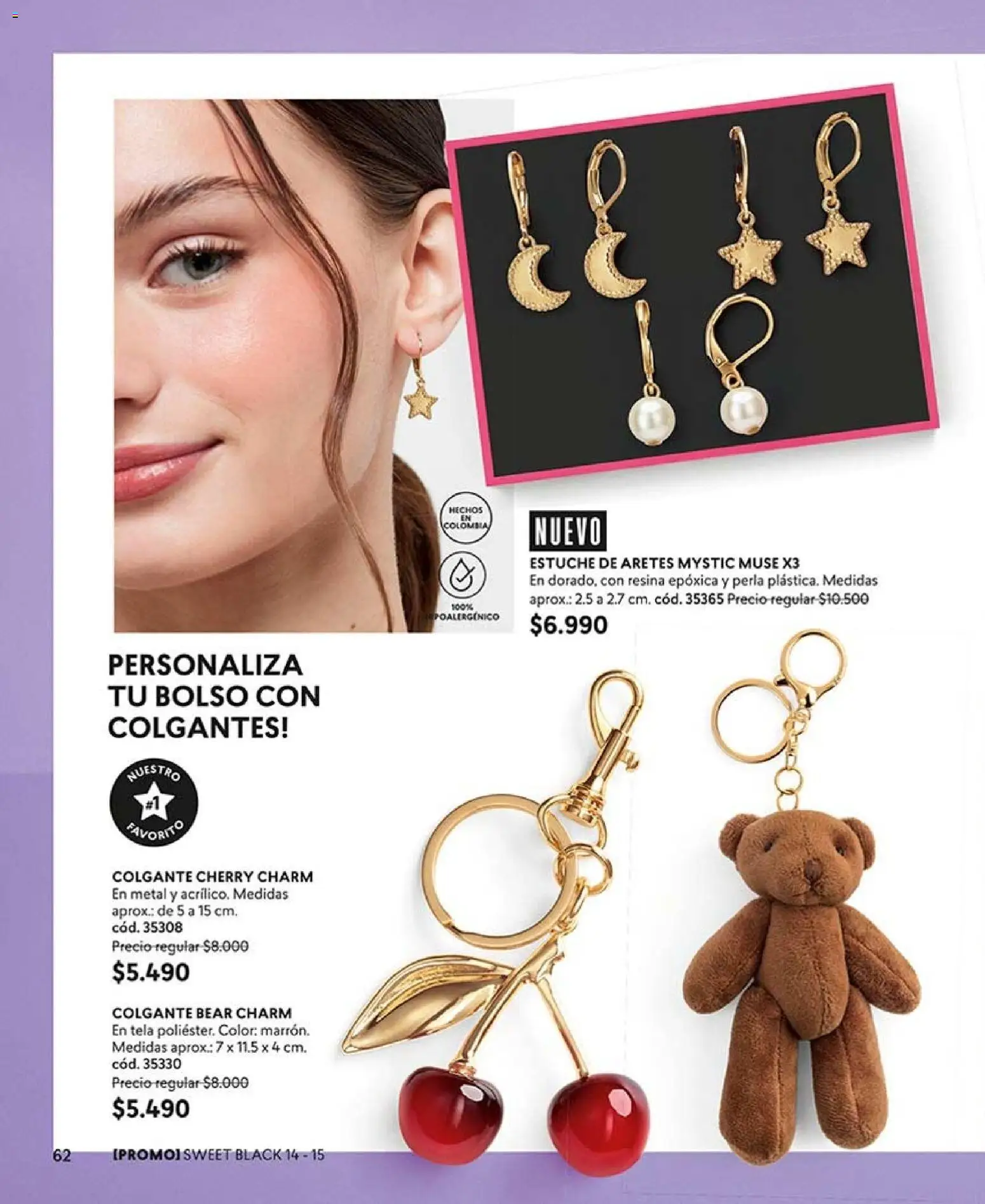 Catálogo CyZone Campaña 13 │ válido desde el 25.07.2026 | Página: 62 | Productos: Estuche, Colgantes, Bolso