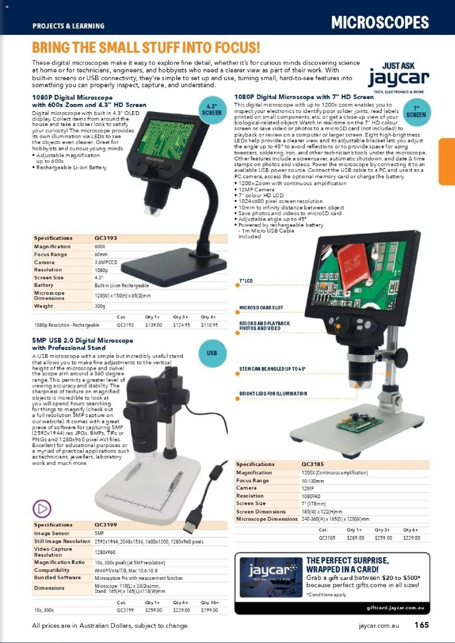 Jaycar catalogue - valid from 31/08/2026 | Page: 163 | Products: Cable, Weight, Tools, Video