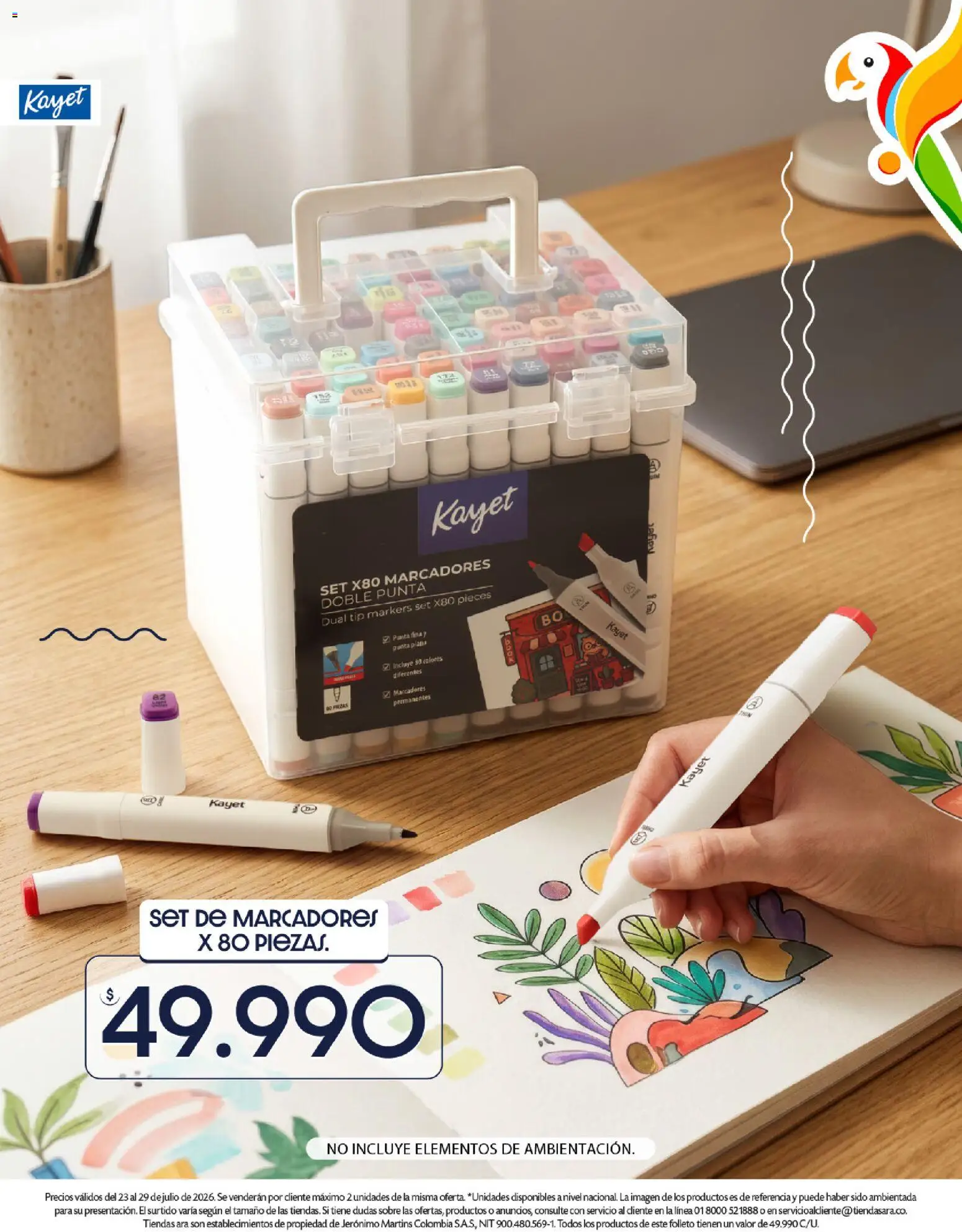 Ara revista - valida desde el 23/07/2026 | Página: 16 | Productos: Sobre