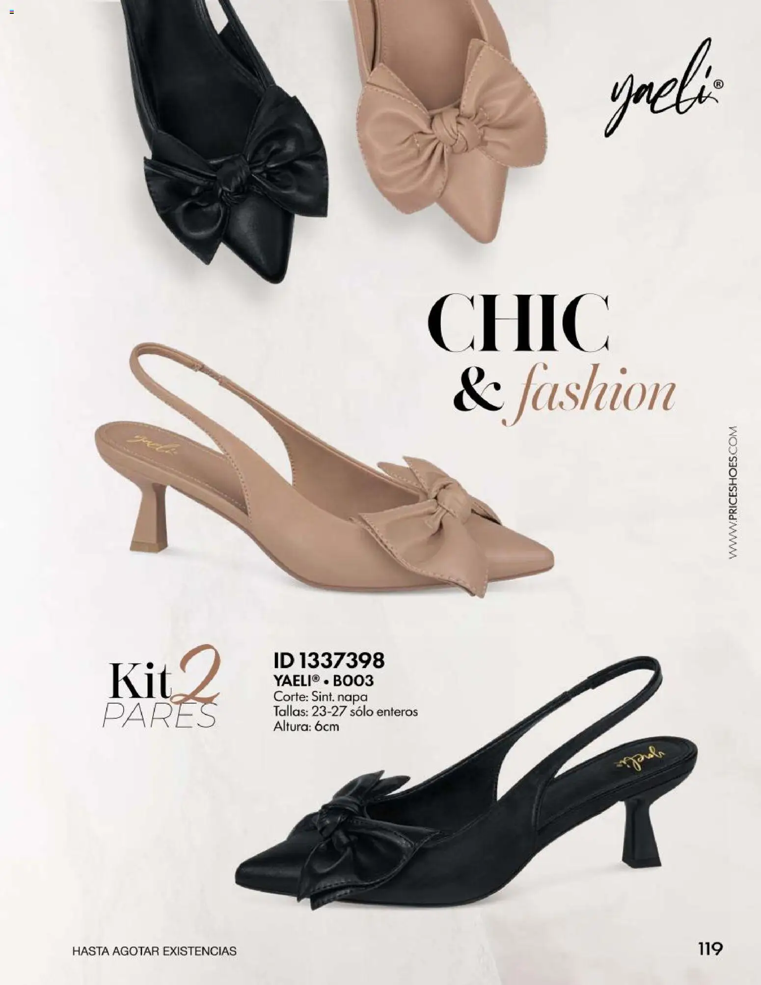 Nuevas ofertas de Price Shoes válidas en toda la República Mexicana desde el 28/08/2026. ¡Encuentra las mejores ofertas en Price Shoes catálogo Vestir Casual! | Página: 119