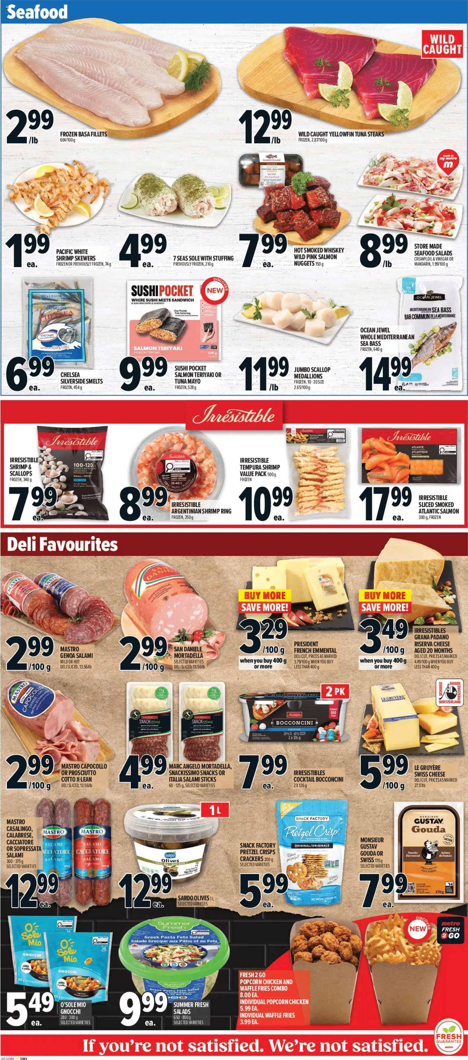 Metro flyer valid from Aug 20, 2026 | Page: 6 | Products: Pasta, Grana Padano, Smoked salmon, Salami