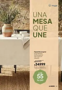 Vista previa Tupperware Folleto válido desde el 01/07/2026 | Página: 66 | Productos: Algodón, Mesa, Mantel