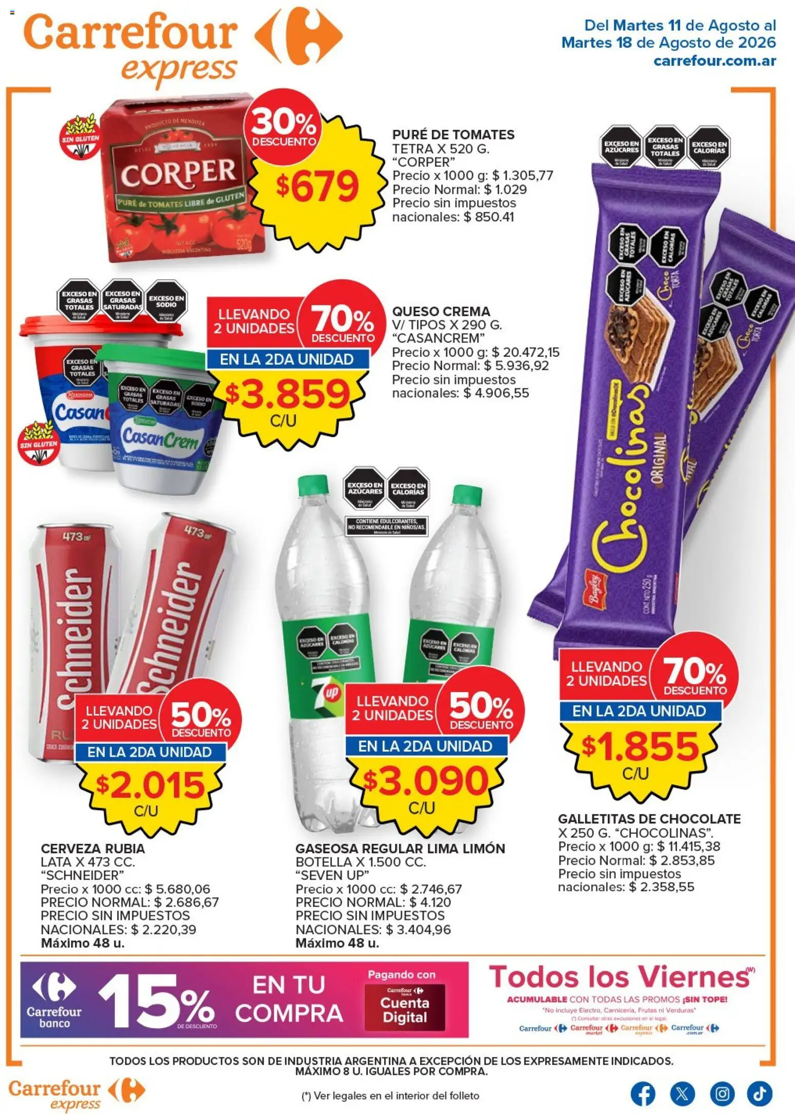Carrefour Express Ofertas │ válido desde el 11/08/2026 | Página: 1