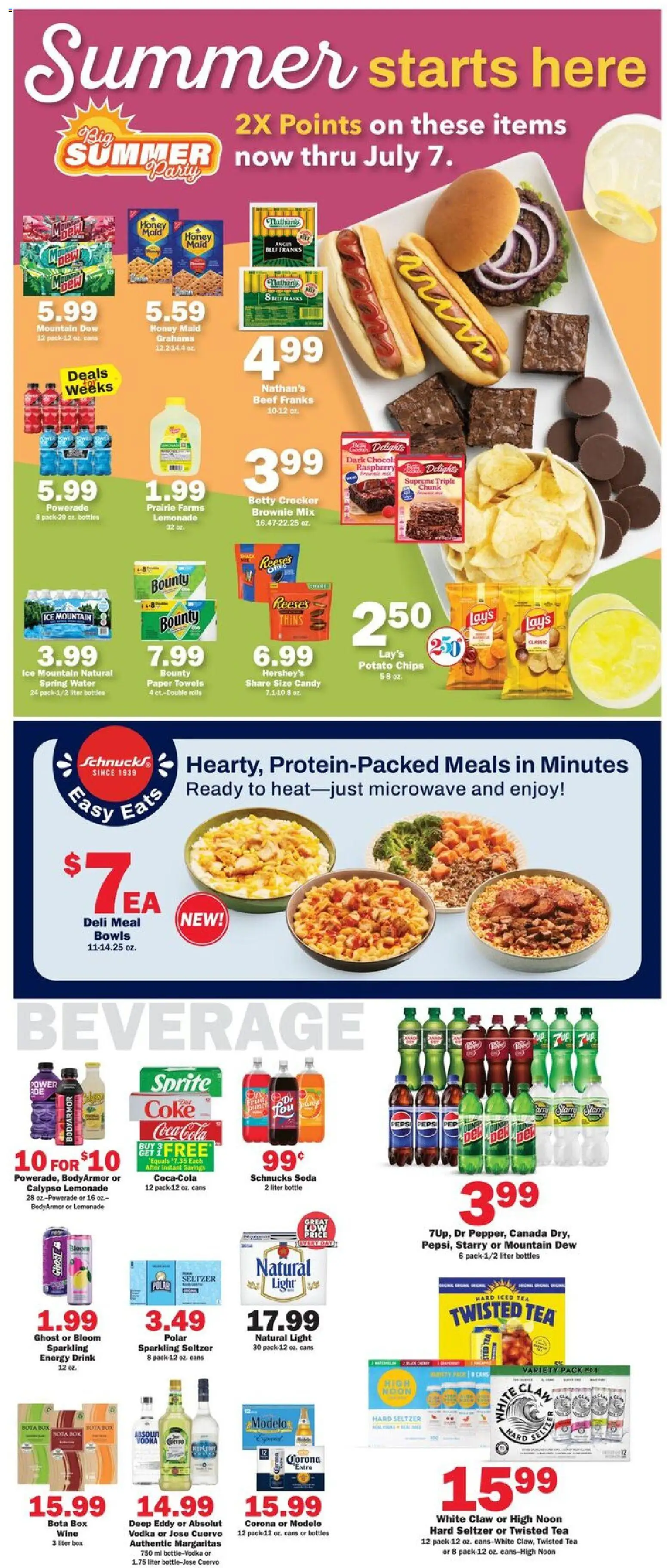 Schnucks Weekly Ad - valid from 24.06.2026 | Page: 3 | Products: Box, Wine, Chips, Raspberry