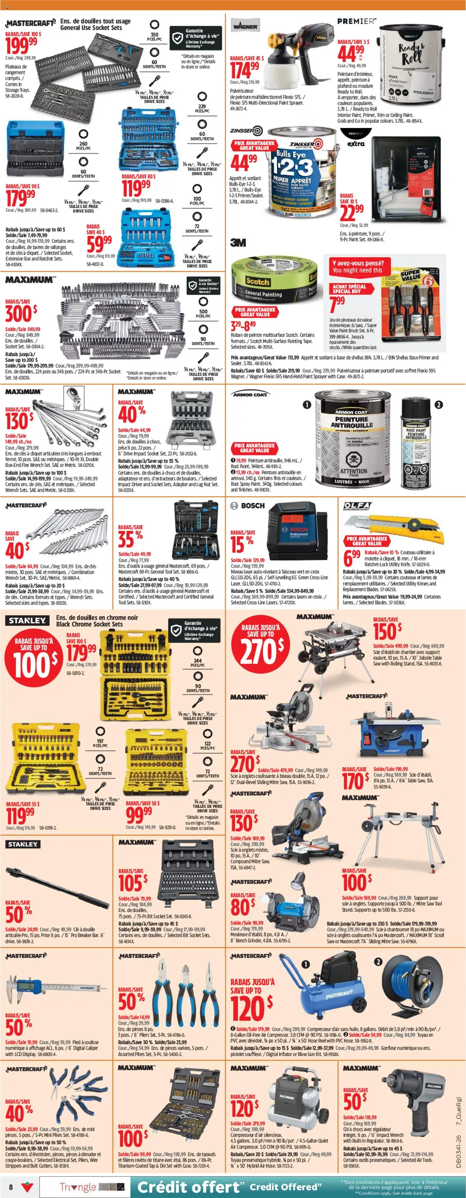 Canadian Tire flyer valid from Oct 8, 2026 | Page: 8