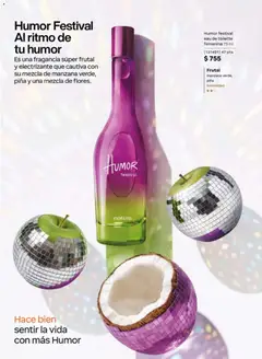 Vista previa de Natura campaña 11 2026, nuevo folleto de la tienda, válido en México a partir del 10/07/2026 | Página: 24 | Productos: Manzana, Piña, Fragancia, Eau de toilette