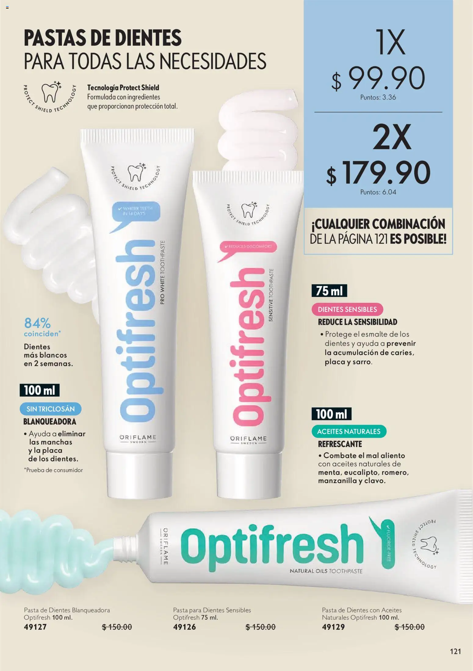 Nuevas ofertas de Oriflame válidas en toda la República Mexicana desde el 30.05.2026. ¡Encuentra las mejores ofertas en Oriflame campaña 8 2026! | Página: 121