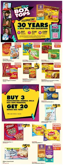 Preview of Winn Dixie weekly ads valid from 07/29/2026 | Page: 13 | Products: Box, Butter, Cheese, Television