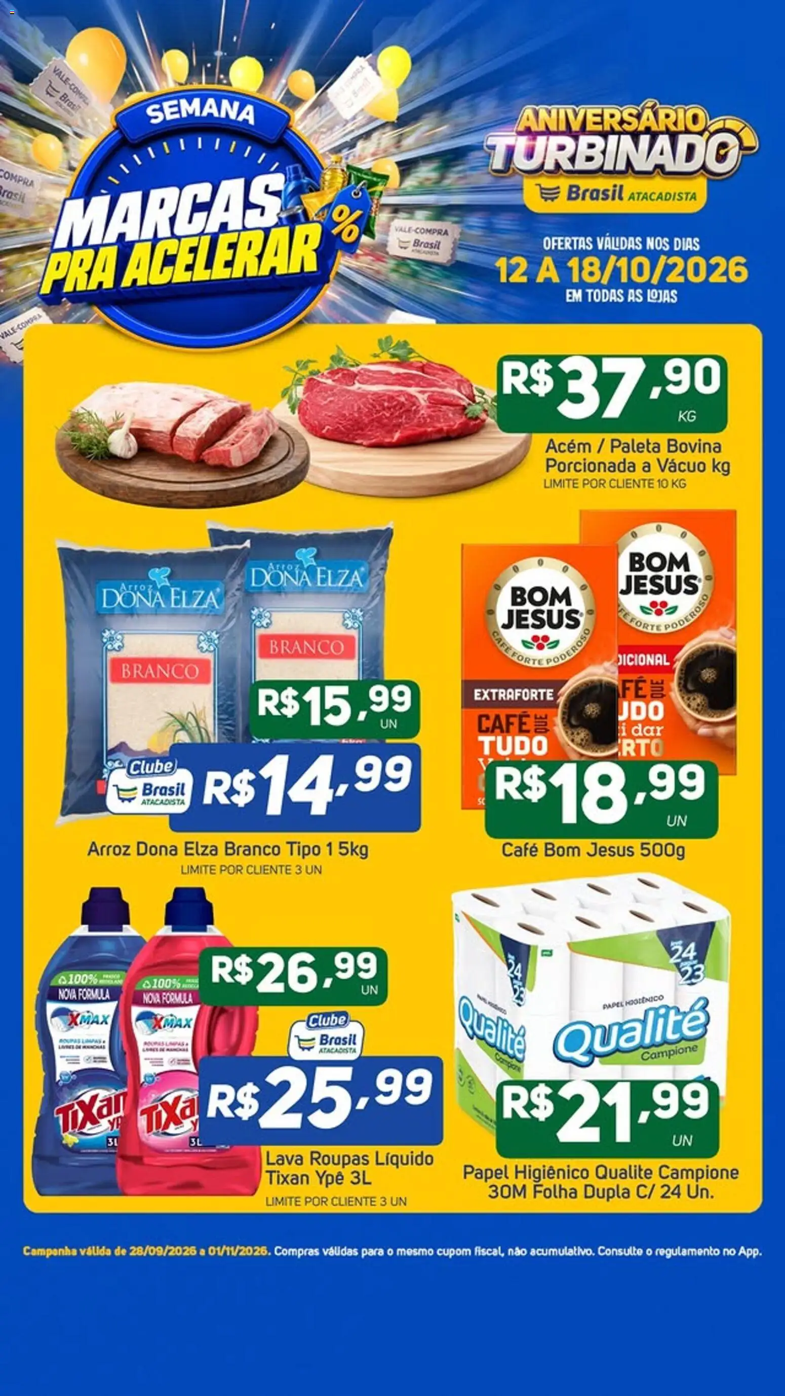 Brasil Atacadista Folheto - válido de 12/10/2026 | Página: 1