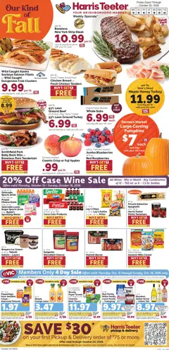 Preview of Harris Teeter weekly ads valid from 10/14/2026
