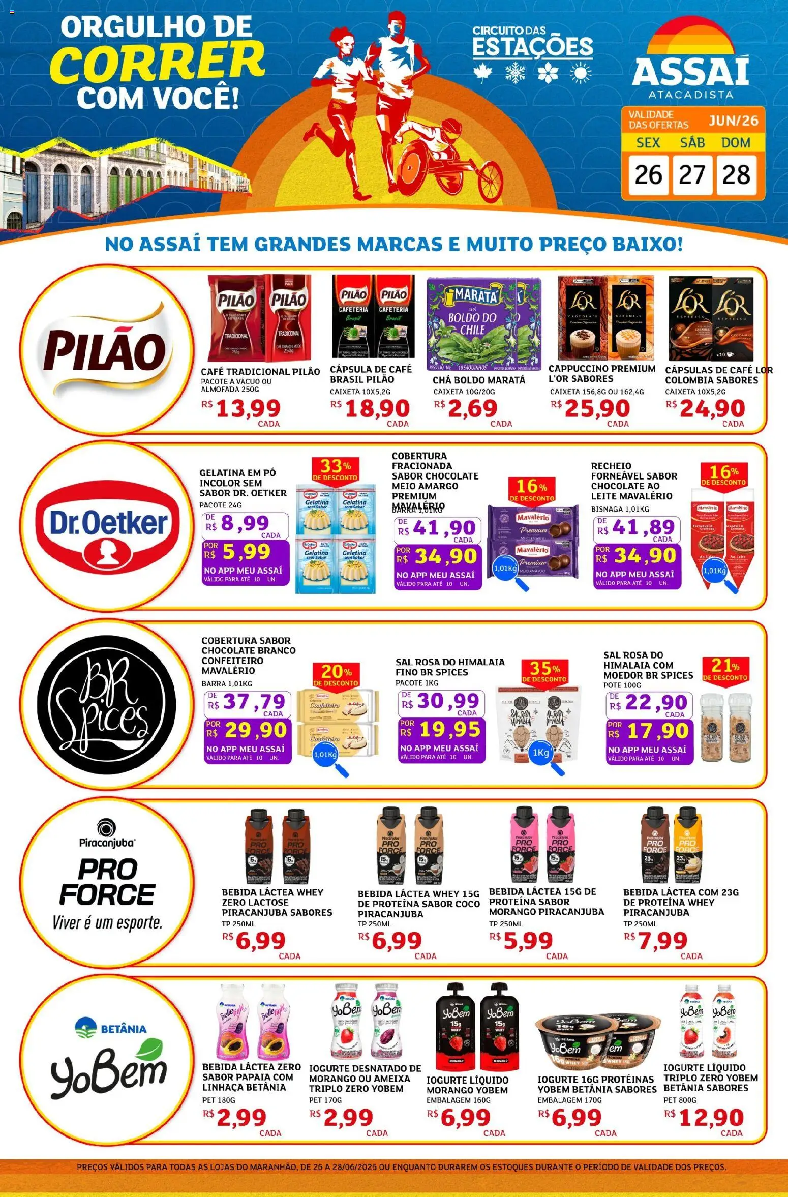Assaí Atacadista Folheto - válido de 26/06/2026 | Página: 1 | Produtos: Moedor, Café, Baixo, Bebida