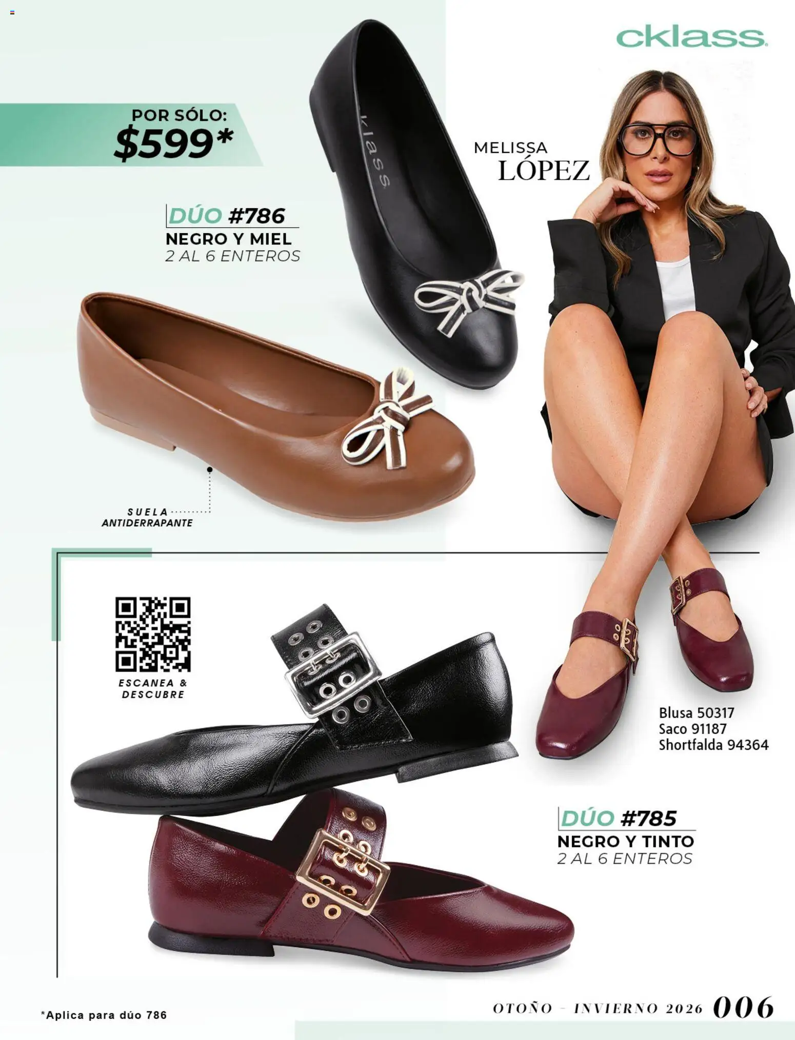 Nuevas ofertas de Cklass válidas en toda la República Mexicana desde el 08/07/2026. ¡Encuentra las mejores ofertas en Cklass catálogo Six & dúo pack! | Página: 7 | Productos: Blusa