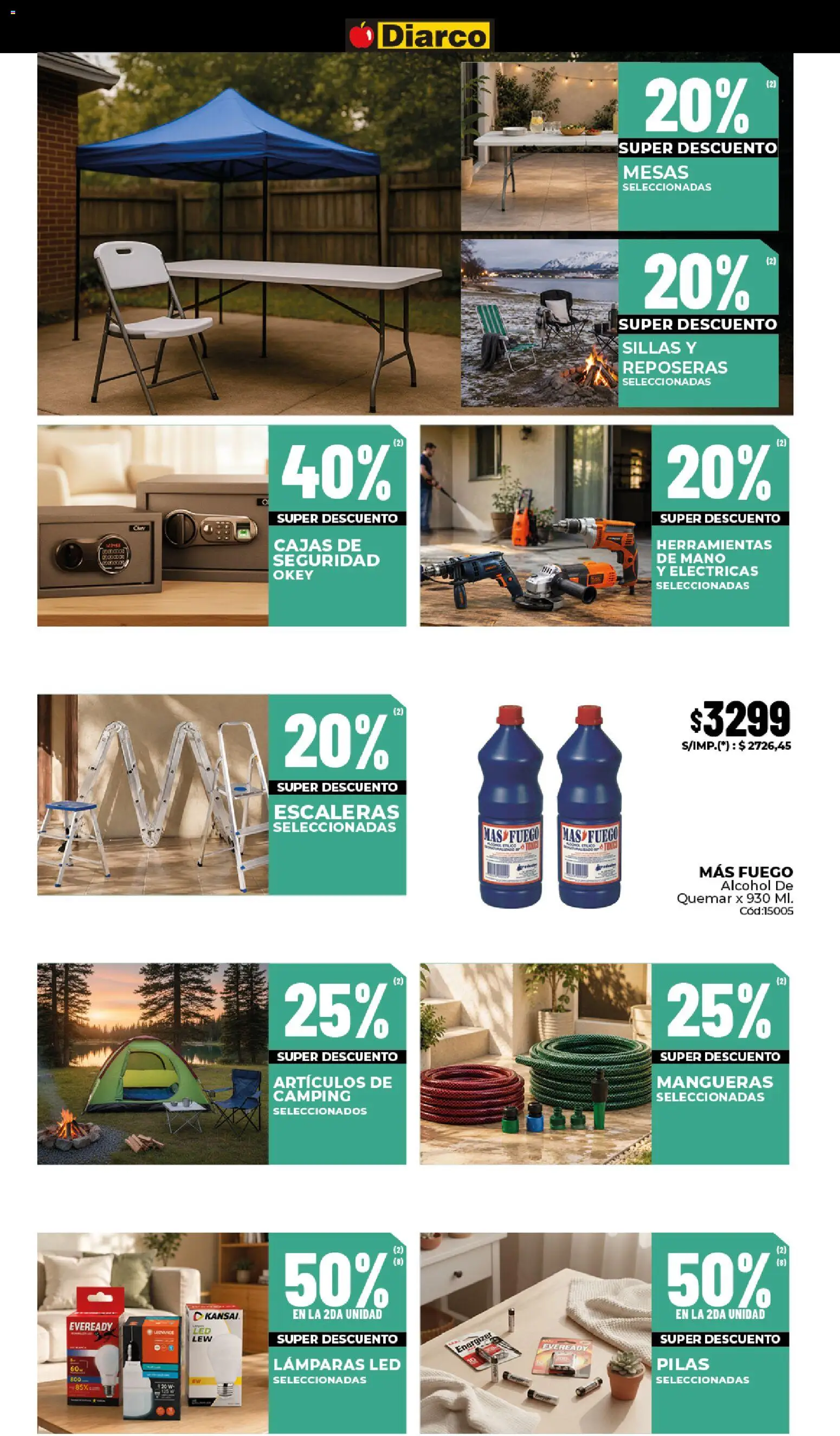 Diarco - Ofertas Interior │ válido desde el 13/07/2026 | Página: 20 | Productos: Pilas