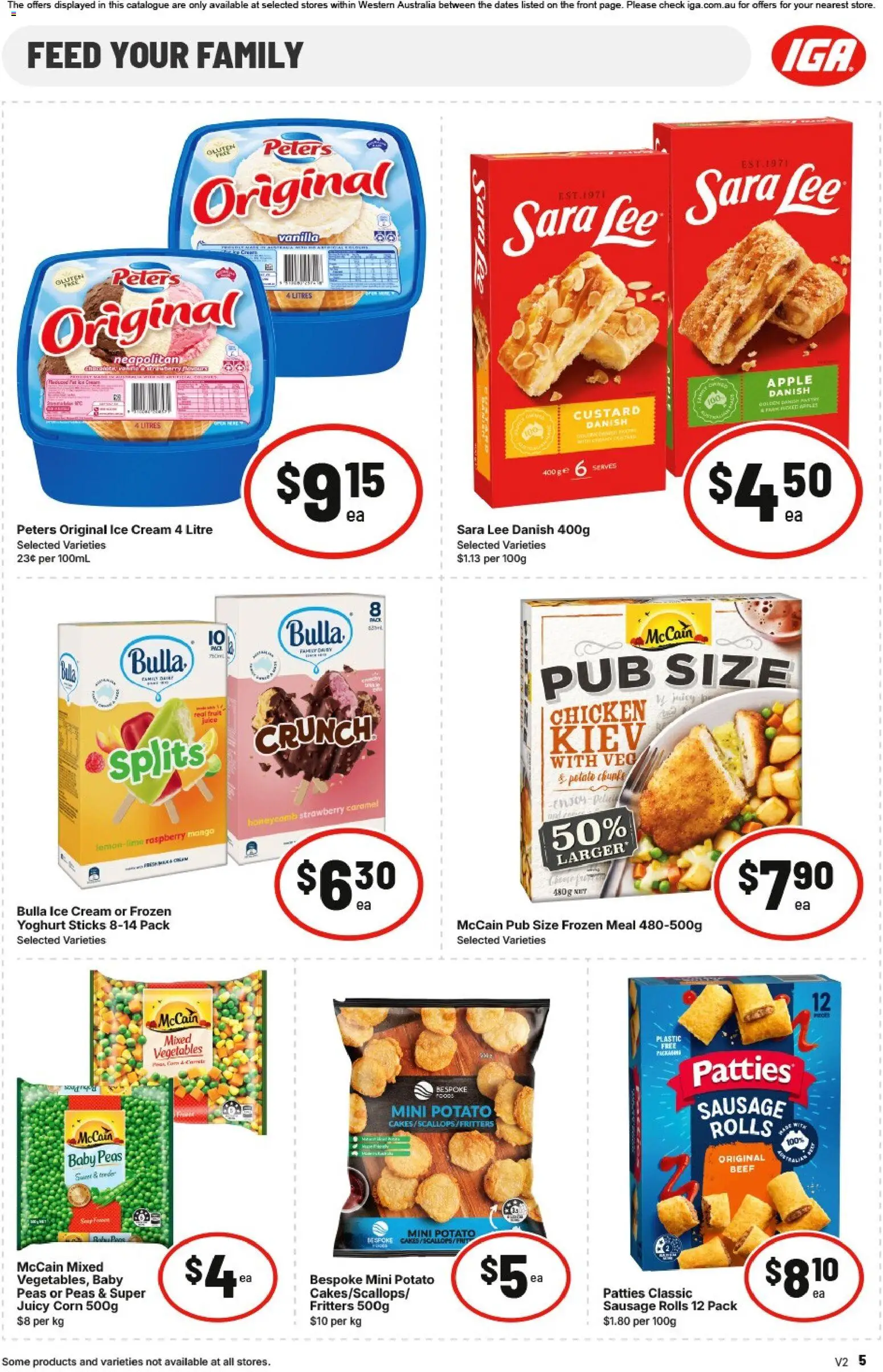 IGA catalogue - valid from 20.05.2026 | Page: 6 | Products: Chicken, Ice cream, Mango, Sausage