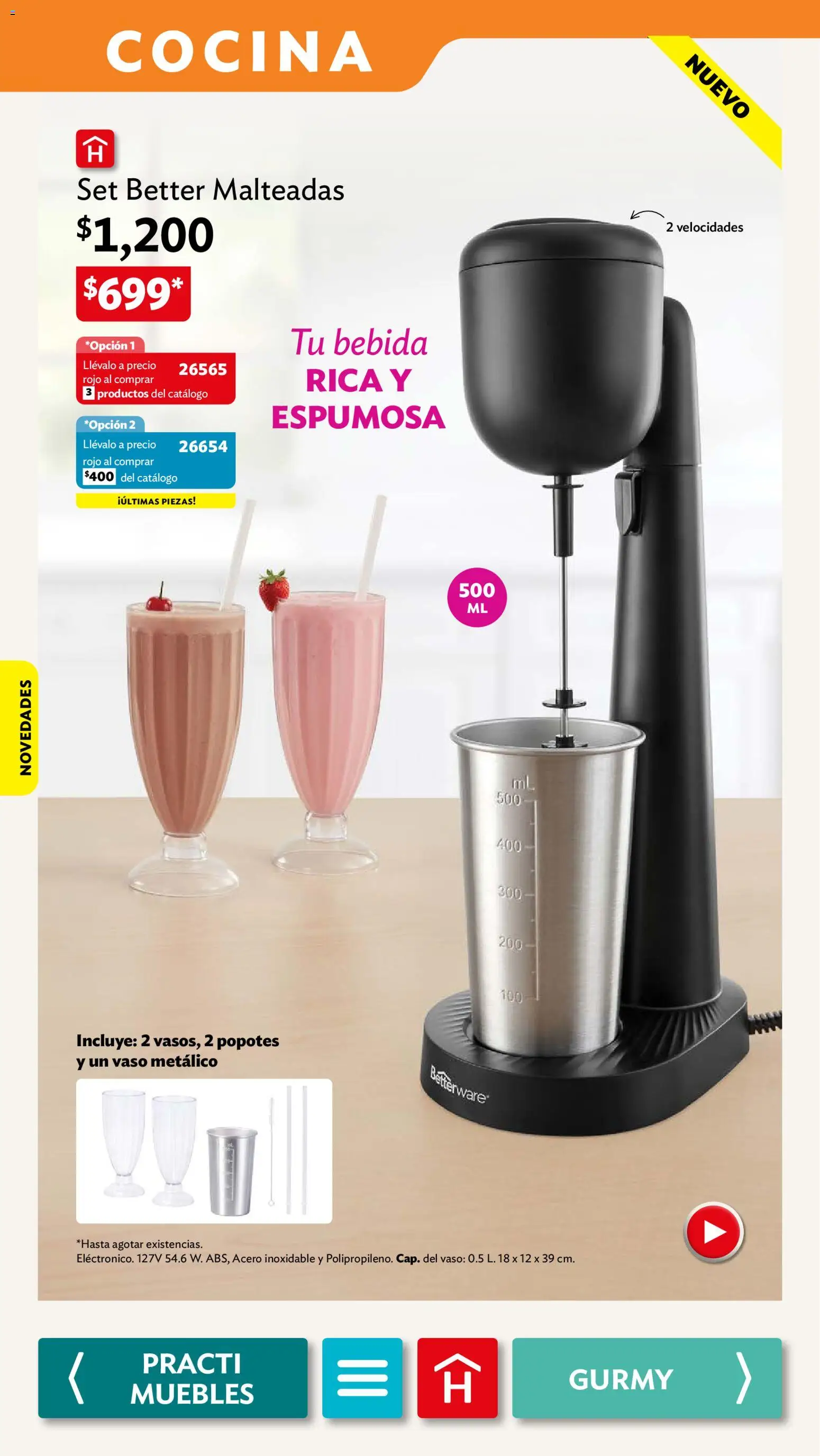 Nuevas ofertas de Betterware válidas en toda la República Mexicana desde el 28/09/2026. ¡Encuentra las mejores ofertas en Betterware campaña 10 2026! | Página: 16