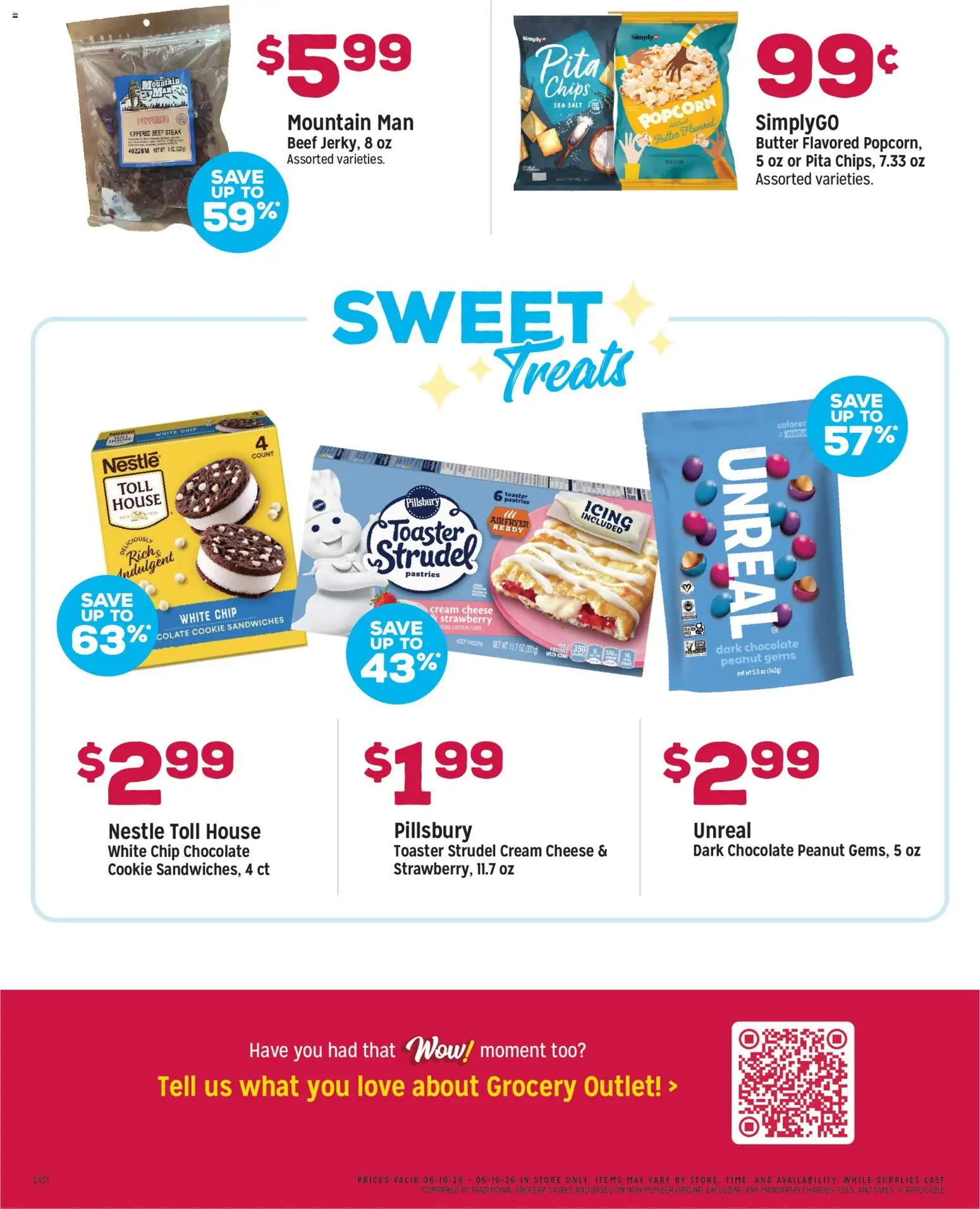 Grocery Outlet Weekly Ad - MD - valid from 10.06.2026 | Page: 3 | Products: Butter, Cheese, Chips, Salt