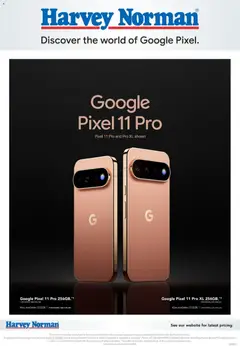Preview of Harvey Norman Google Pre-Order - valid from 17/08/2026