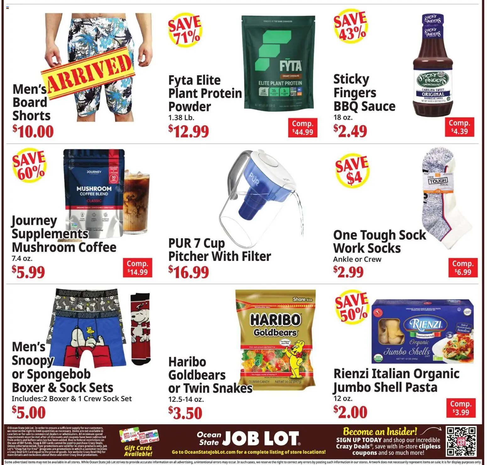 Ocean State Job Lot Ad - valid from 28.05.2026 | Page: 7 | Products: Powder, Coffee, Socks, Sauce