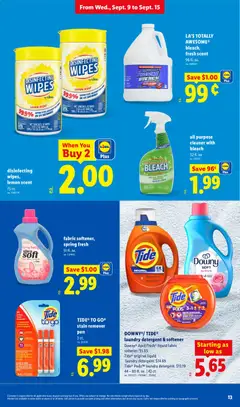 Preview of Lidl weekly ads valid from 09/09/2026 | Page: 13