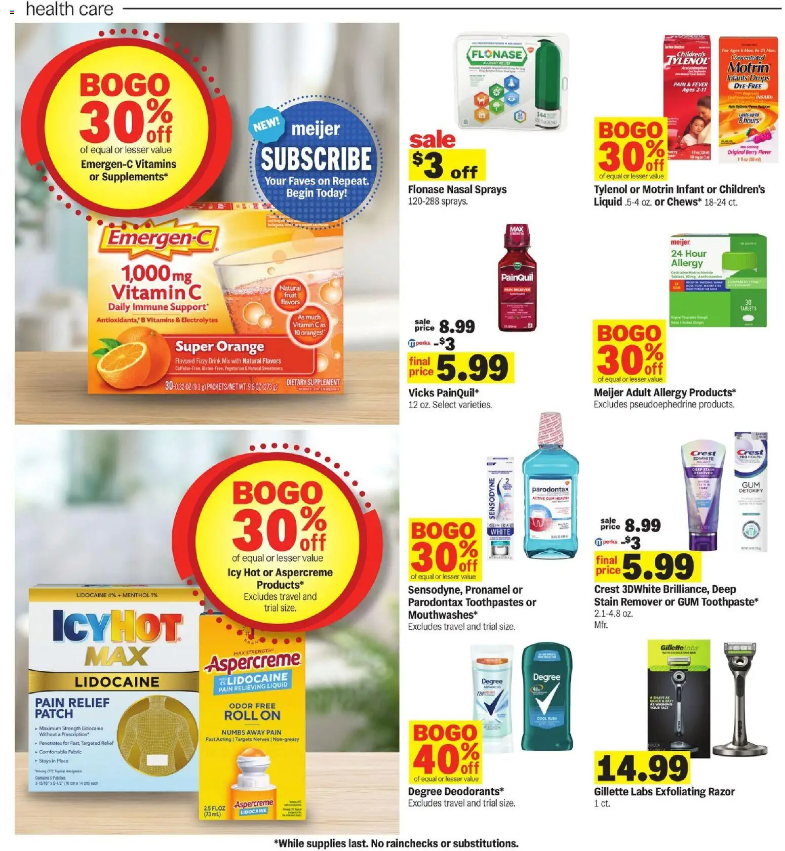 Meijer Weekly Ad - MI - valid from 09/23/2026 | Page: 26 | Products: Vitamin, Sweeteners, Oranges, Fruit