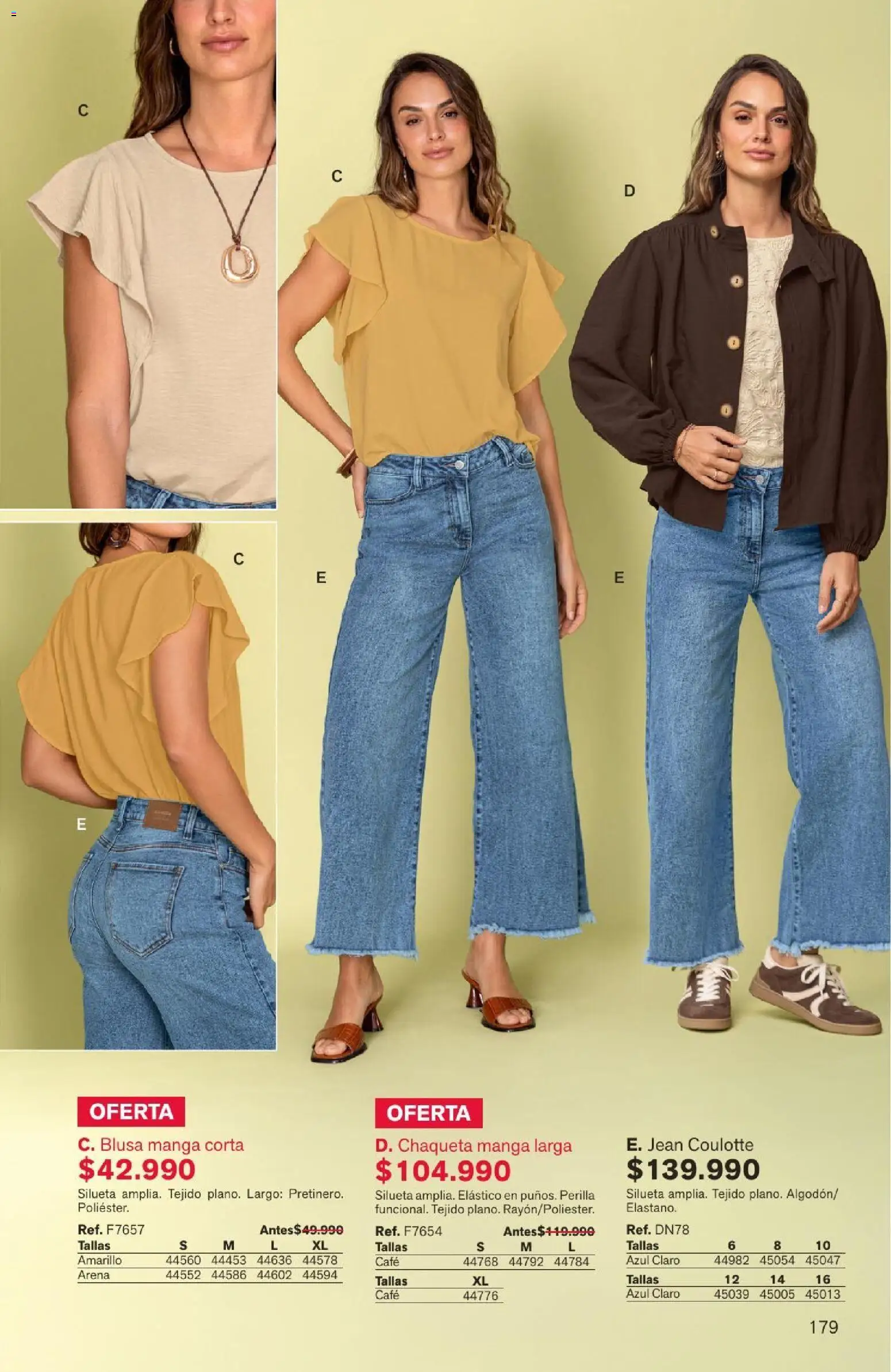 Leonisa revista - valida desde el 04/08/2026 | Página: 179 | Productos: Jean, Blusa, Chaqueta, Café