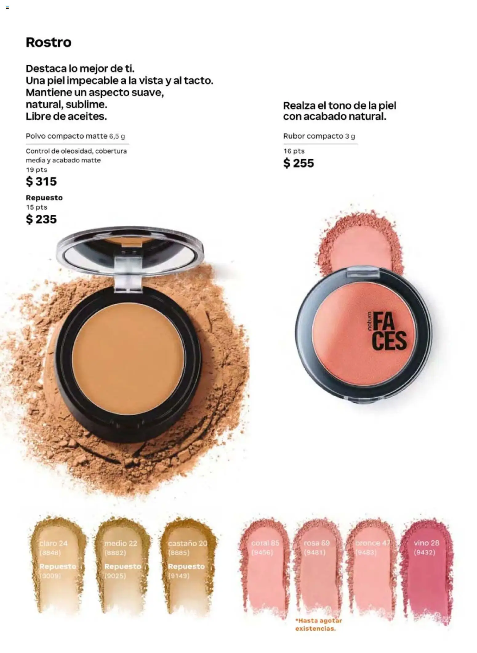 Nuevas ofertas de Natura válidas en toda la República Mexicana desde el 10/07/2026. ¡Encuentra las mejores ofertas en Natura campaña 11 2026! | Página: 60 | Productos: Polvo compacto, Vino, Polvo, Rubor
