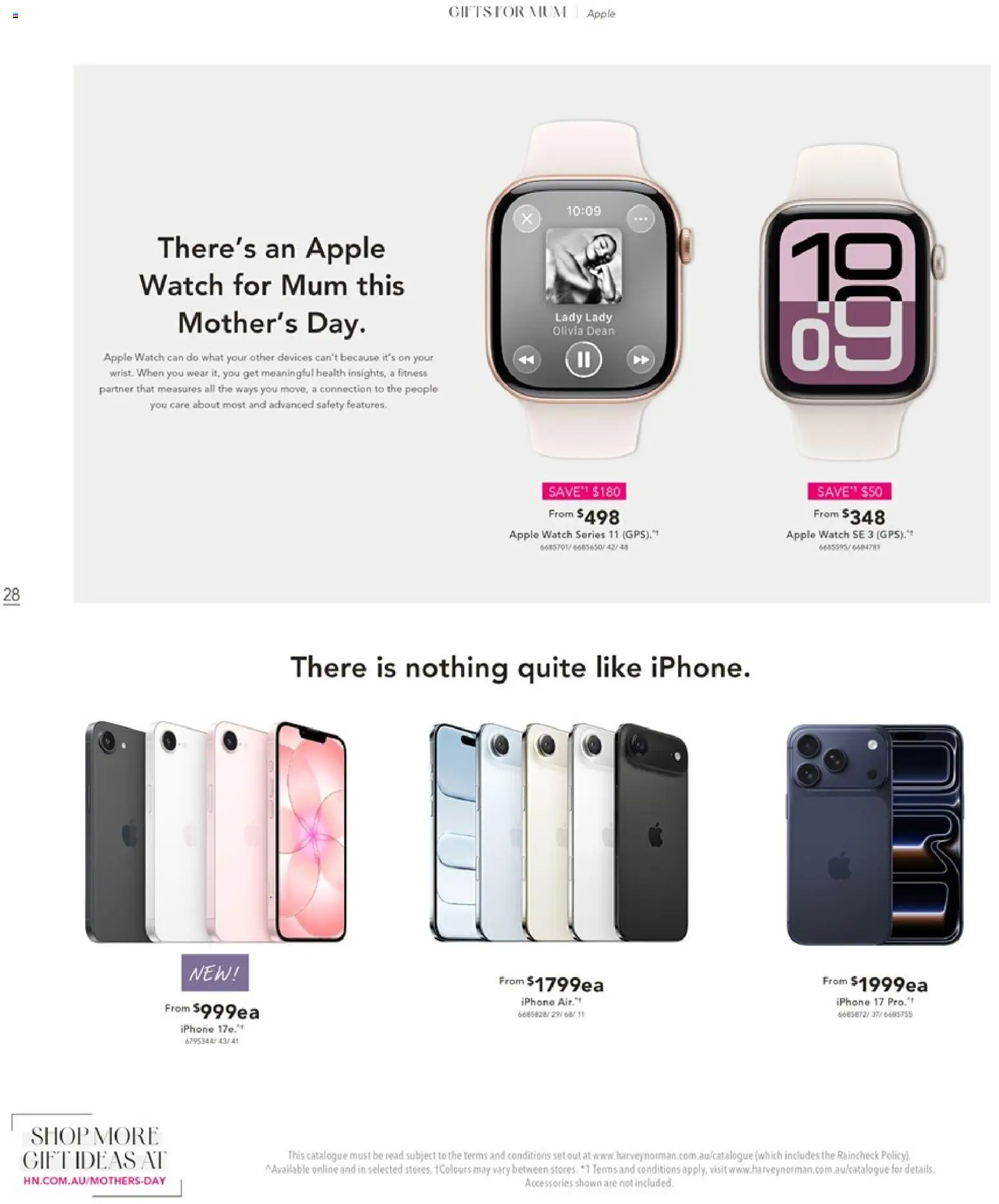 Harvey Norman catalogue - valid from 01.05.2026 | Page: 28 | Products: Accessories, Watch, Iphone