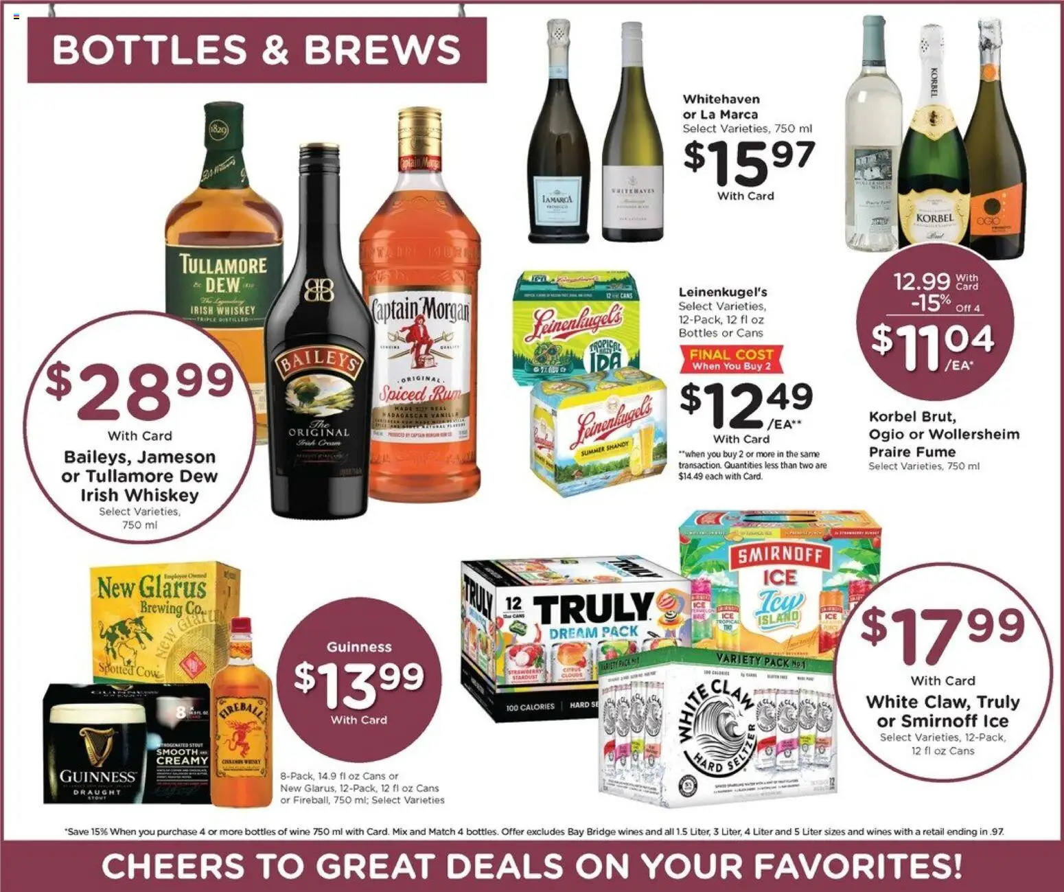 Pick ‘n Save Weekly Ad - valid from 04.03.2026 | Page: 10 | Products: Wine, Whiskey