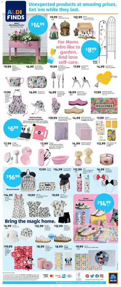 Preview of Aldi weekly ads valid from 29.04.2026 | Page: 2 | Products: Pads, Shorts, Backpack, Dress