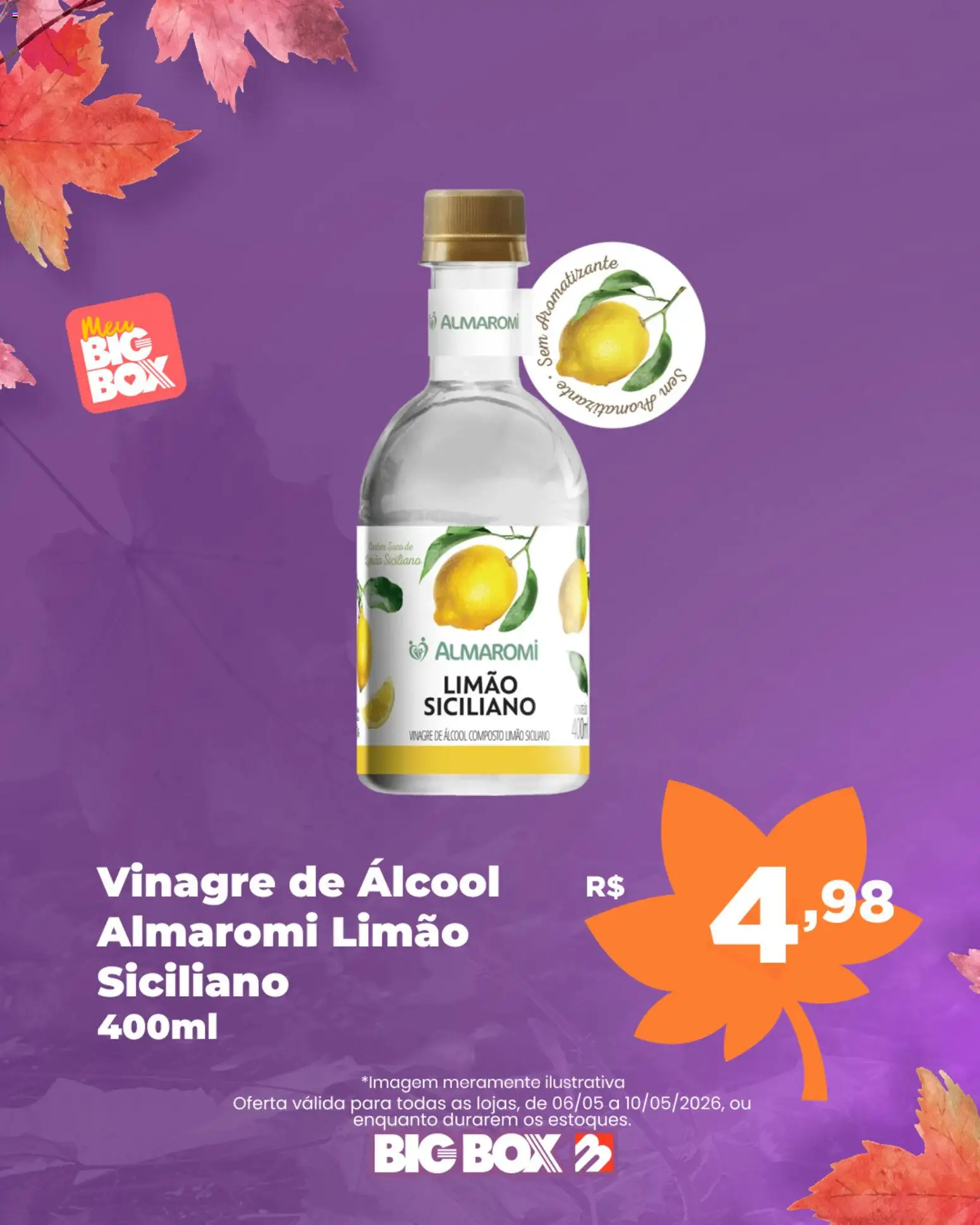 Big Box Folheto - válido de 06.05.2026 | Página: 6 | Produtos: Limão siciliano, Vinagre, Suco