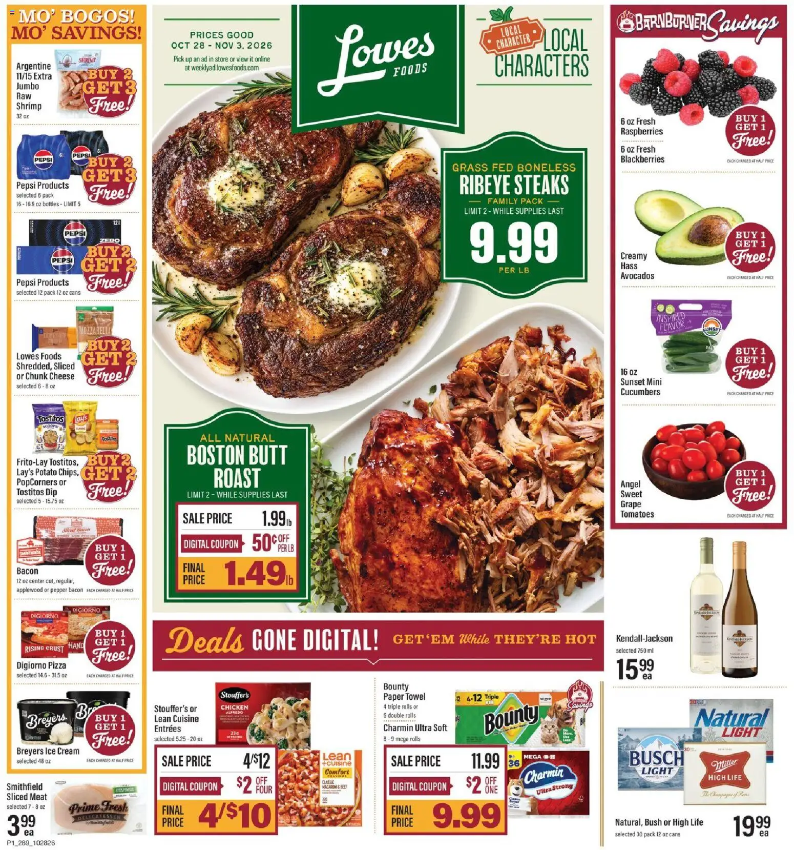 Lowes Foods Weekly Ad - valid from 10/28/2026 | Page: 1