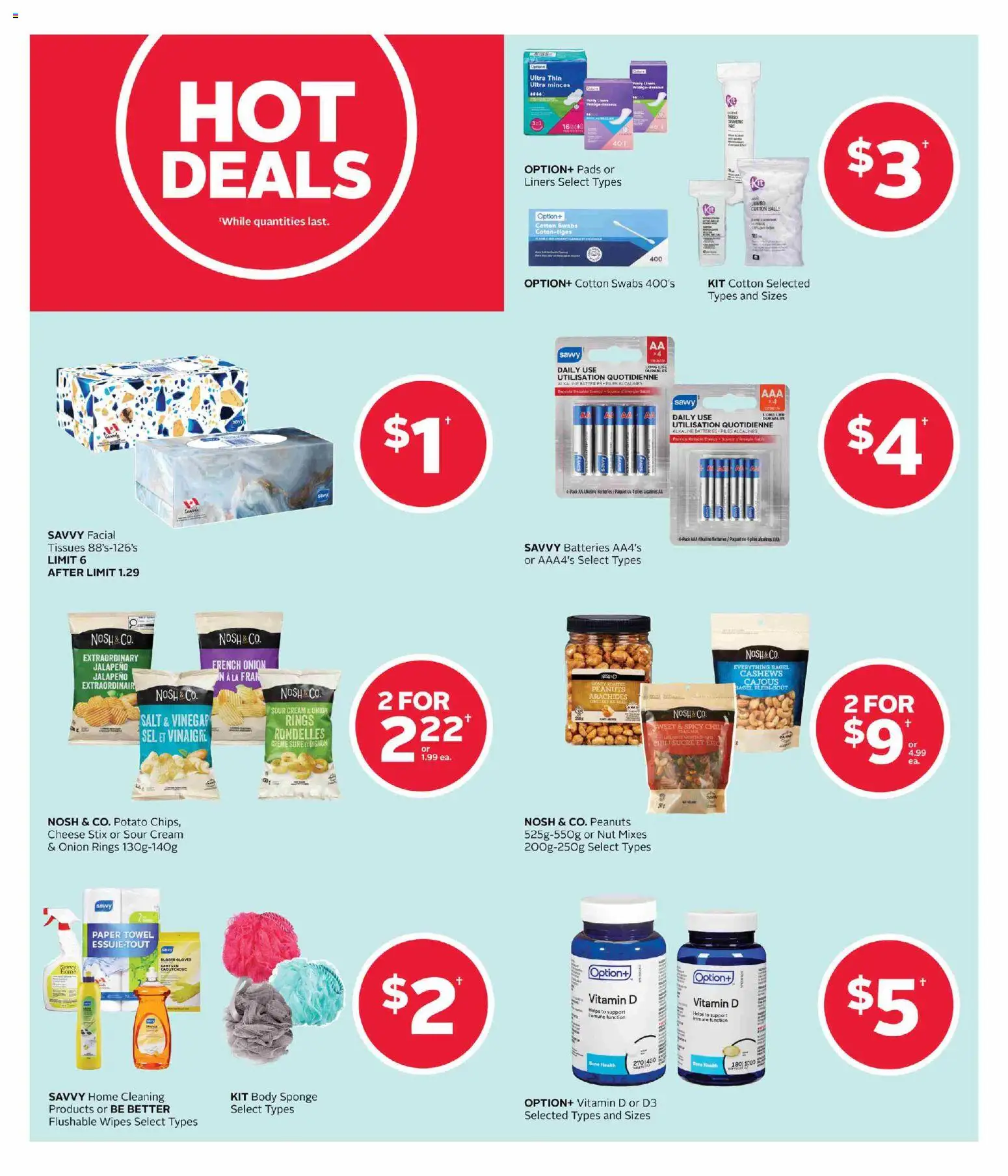 Rexall flyer valid from Aug 28, 2026 | Page: 8 | Products: Sour cream, Cream, Salt, Onion
