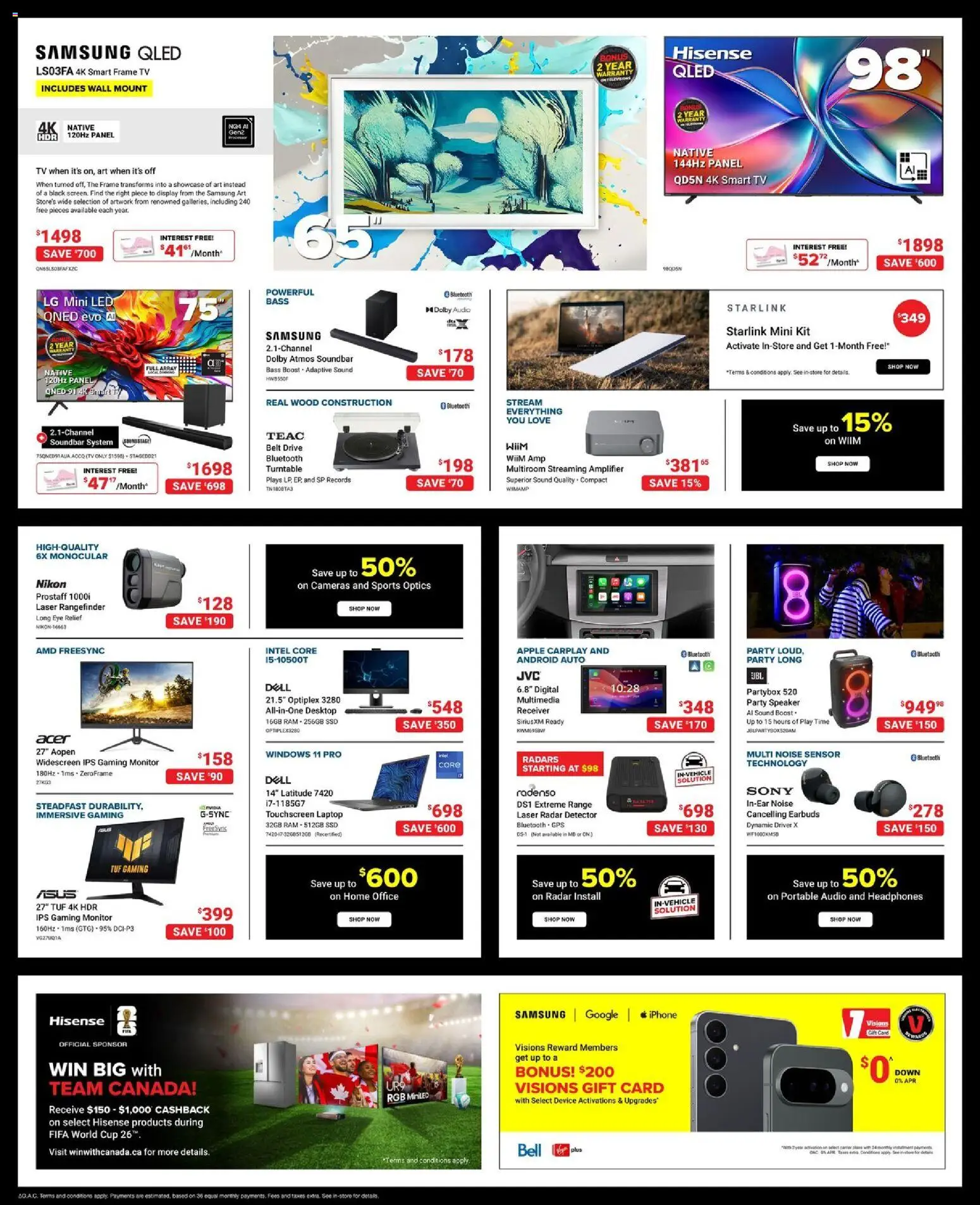 Visions flyer valid from 22.05.2026 | Page: 3 | Products: Belt, Tv, Audio, Speaker