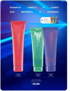 Avon folheto - Campanha 12 - Pré-Visualização do folheto da loja Avon, válido de 19/07/2026 | Página: 160 | Produtos: Shampoo, Fragrância