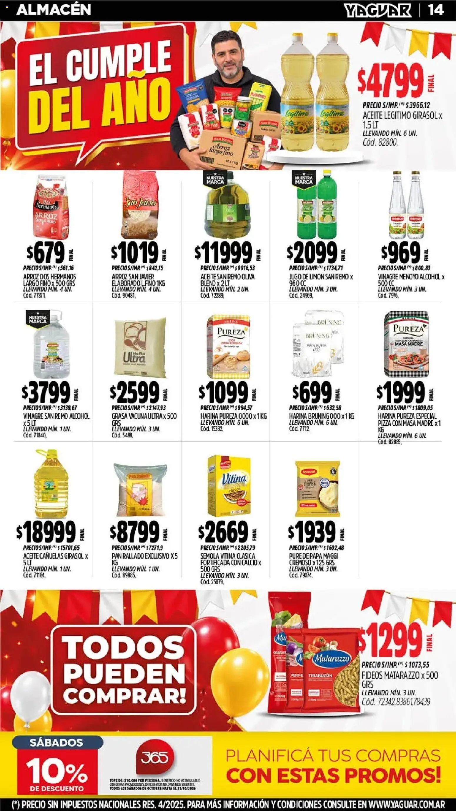Yaguar - Oferta Semanal Santa Fé │ válido desde el 05/10/2026 | Página: 13