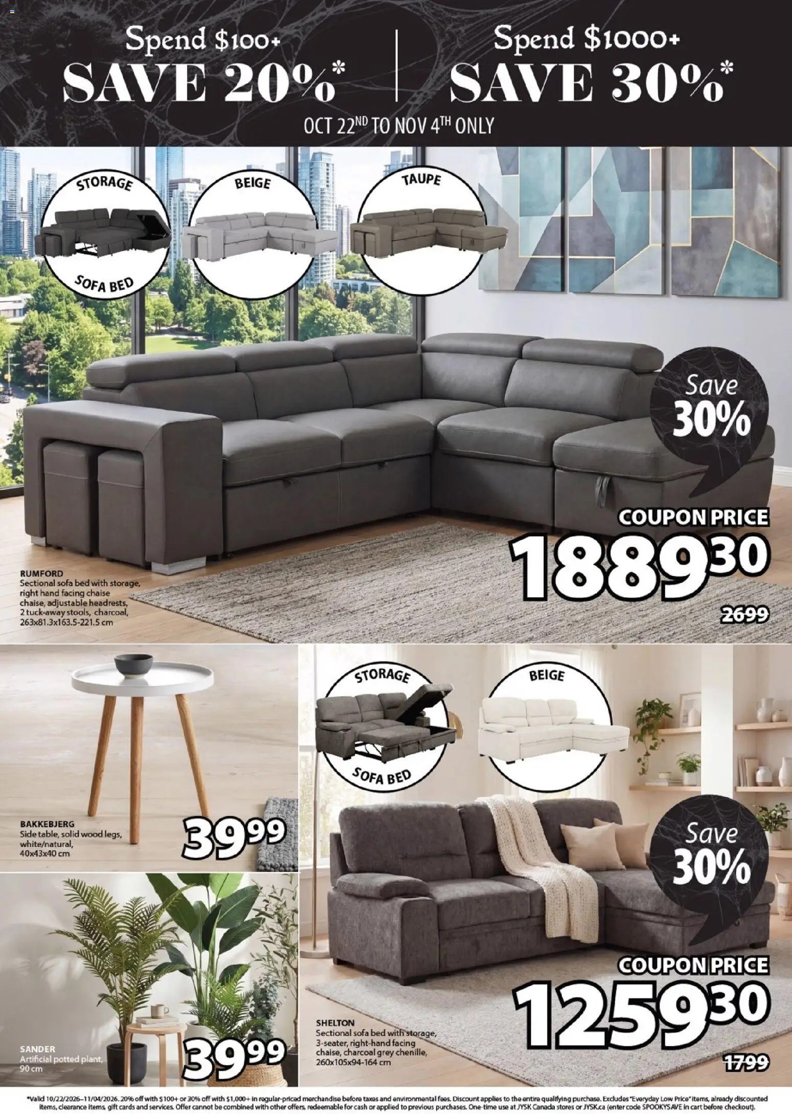 JYSK flyer valid from Oct 22, 2026 | Page: 4