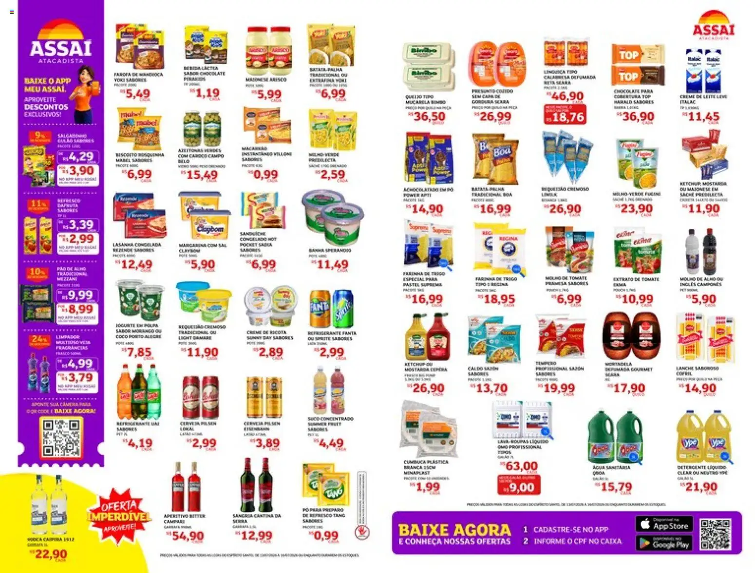 Assaí Atacadista Folheto - válido de 13/07/2026 | Página: 2 | Produtos: Coco, Cerveja, Sanduíche, Lasanha