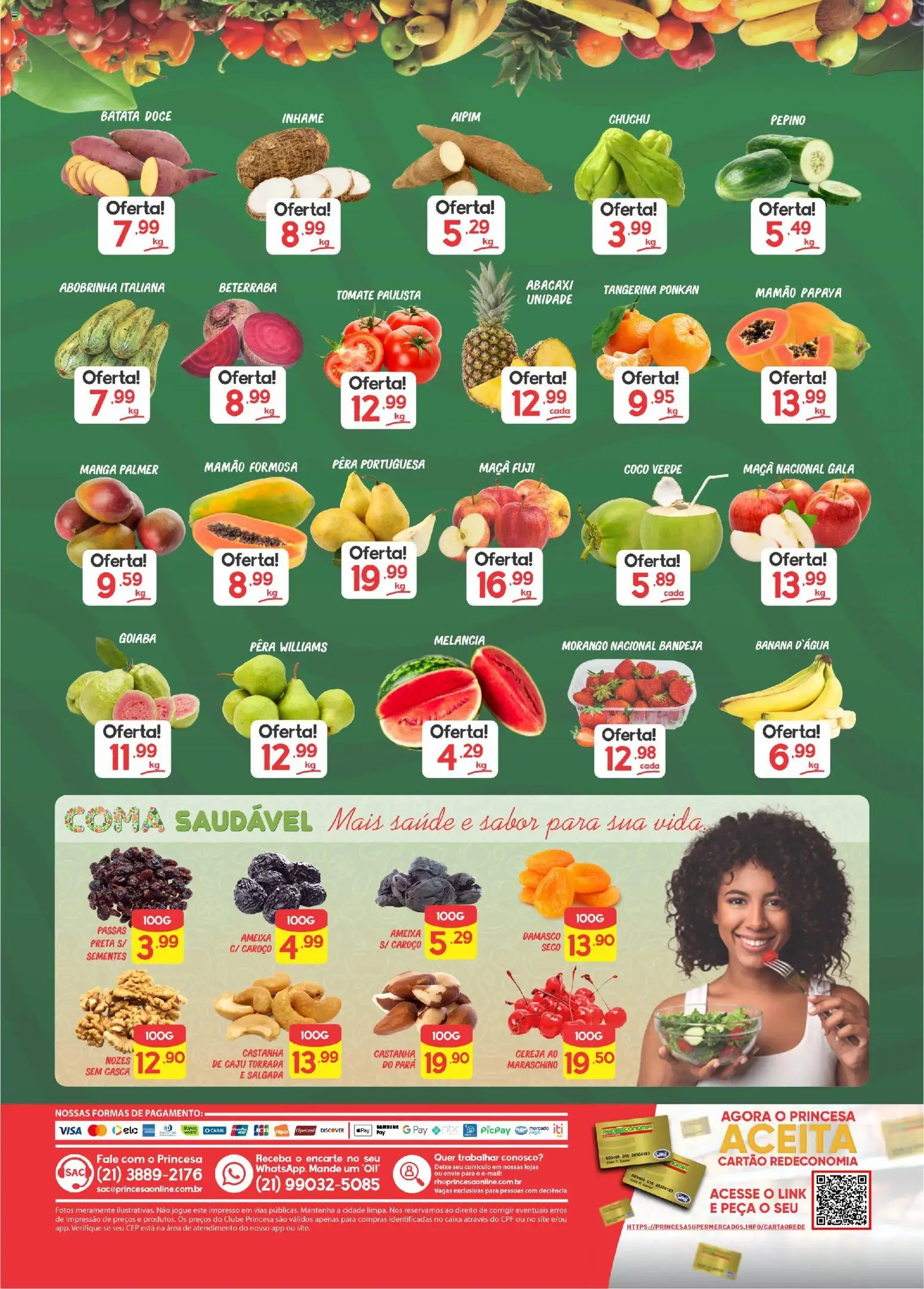 Princesa Folheto - válido de 14.04.2026 | Página: 2 | Produtos: Abobrinha, Inhame, Nozes, Batata