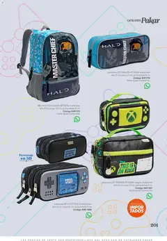 Vista previa de SC Pakar catálogo Ropa, nuevo folleto de la tienda, válido en México a partir del 31/07/2026 | Página: 201 | Productos: Mochila, Xbox