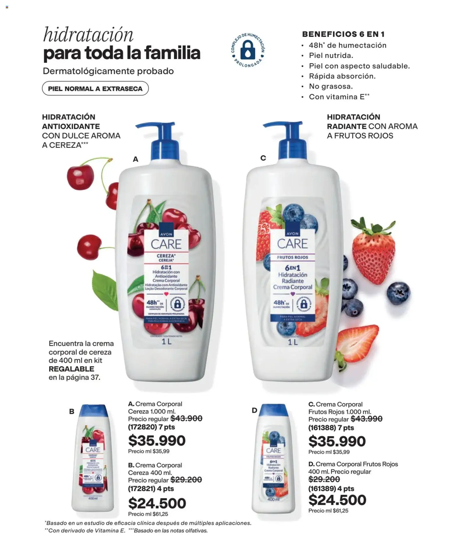 Avon revista - valida desde el 03/08/2026 | Página: 127 | Productos: Crema, Frutos rojos, Desodorante