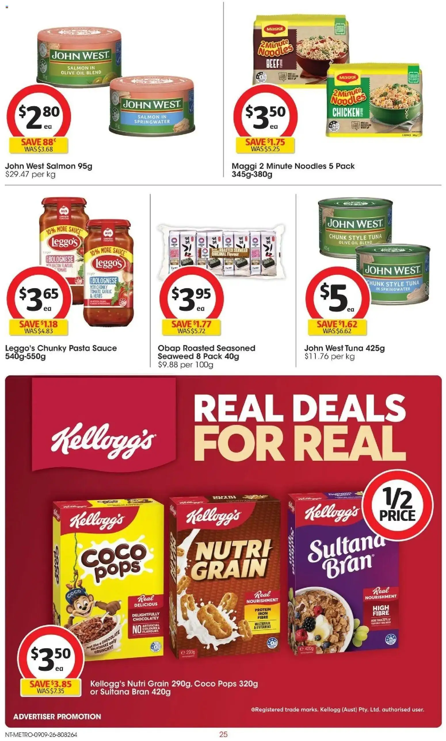 Coles catalogue - valid from 09/09/2026 | Page: 25 | Products: Chocolate, Herbs, Chicken, Pasta