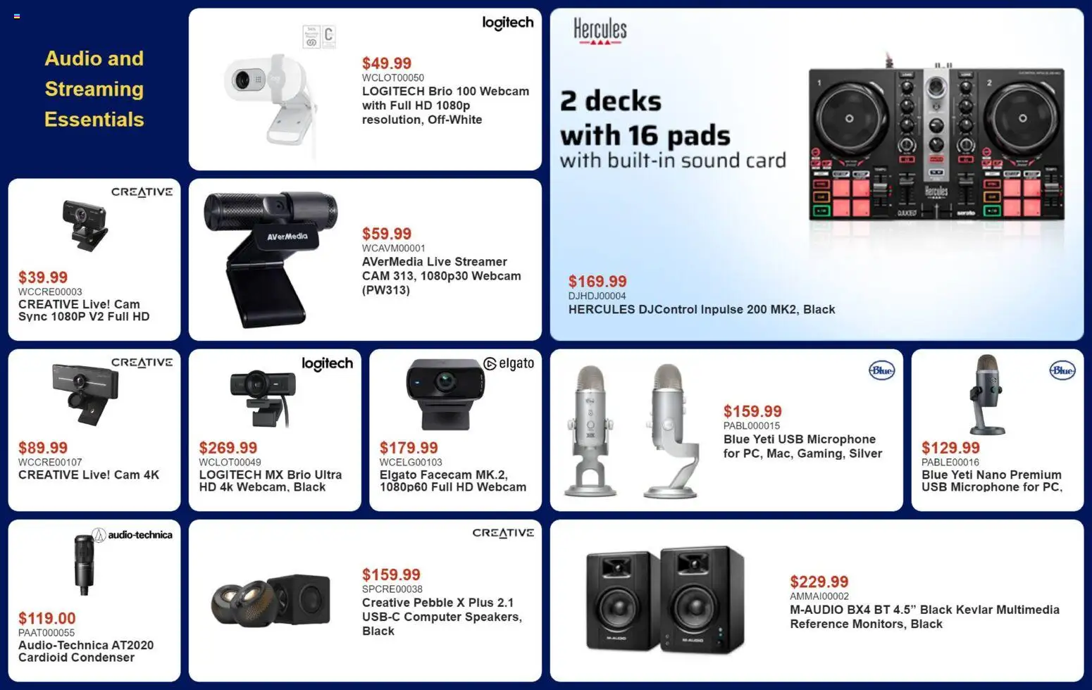Canada Computers flyer valid from Jul 17, 2026 | Page: 10 | Products: Computer, Audio, Microphone