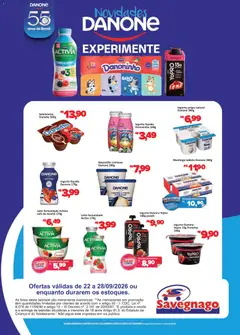Savegnago ofertas Danone e Itambé - Pré-Visualização do folheto da loja Savegnago, válido de 22/09/2026