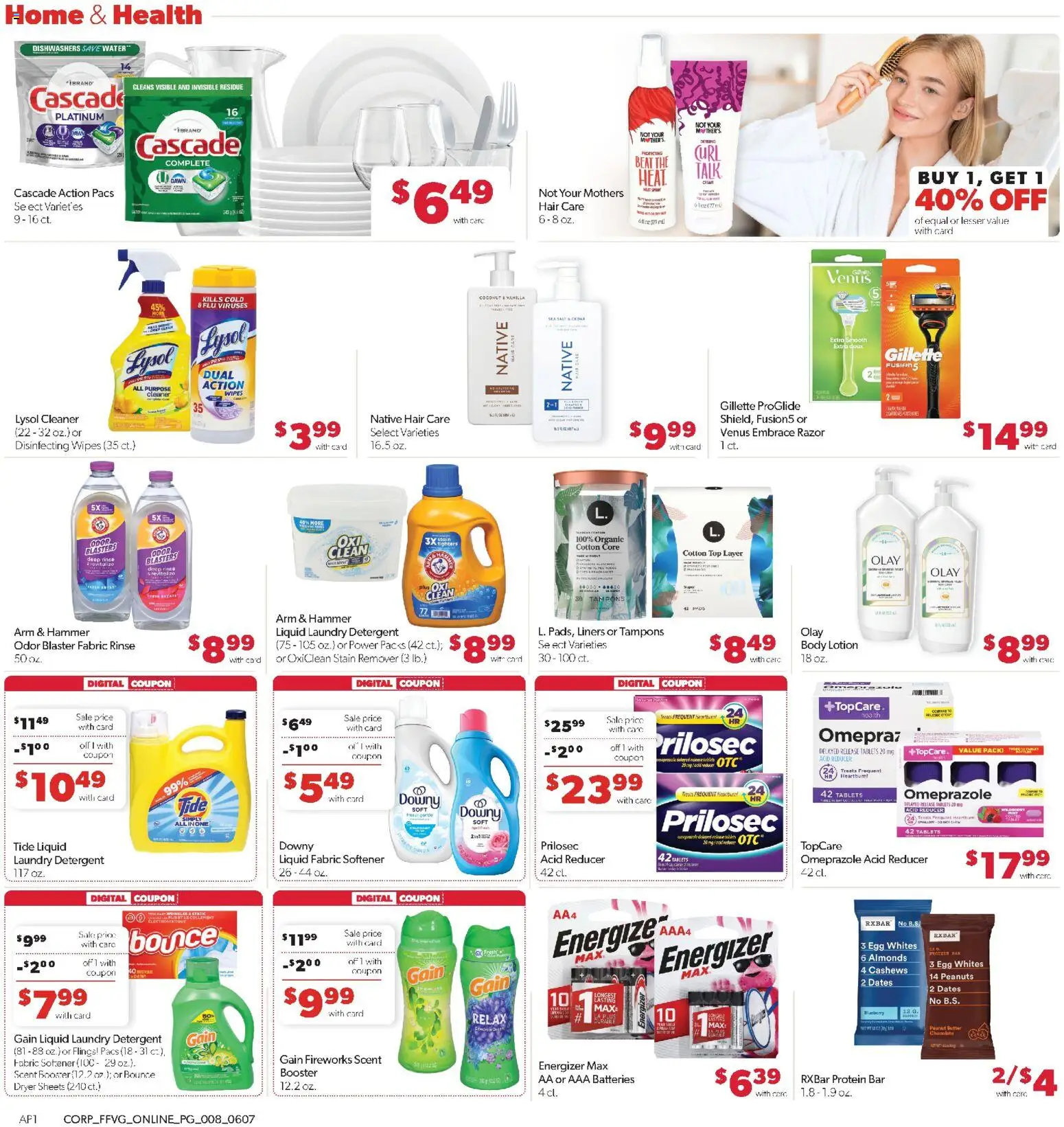 Family Fare Weekly Ad - MI - valid from 07.06.2026 | Page: 11 | Products: Butter, Tampons, Water, Dryer