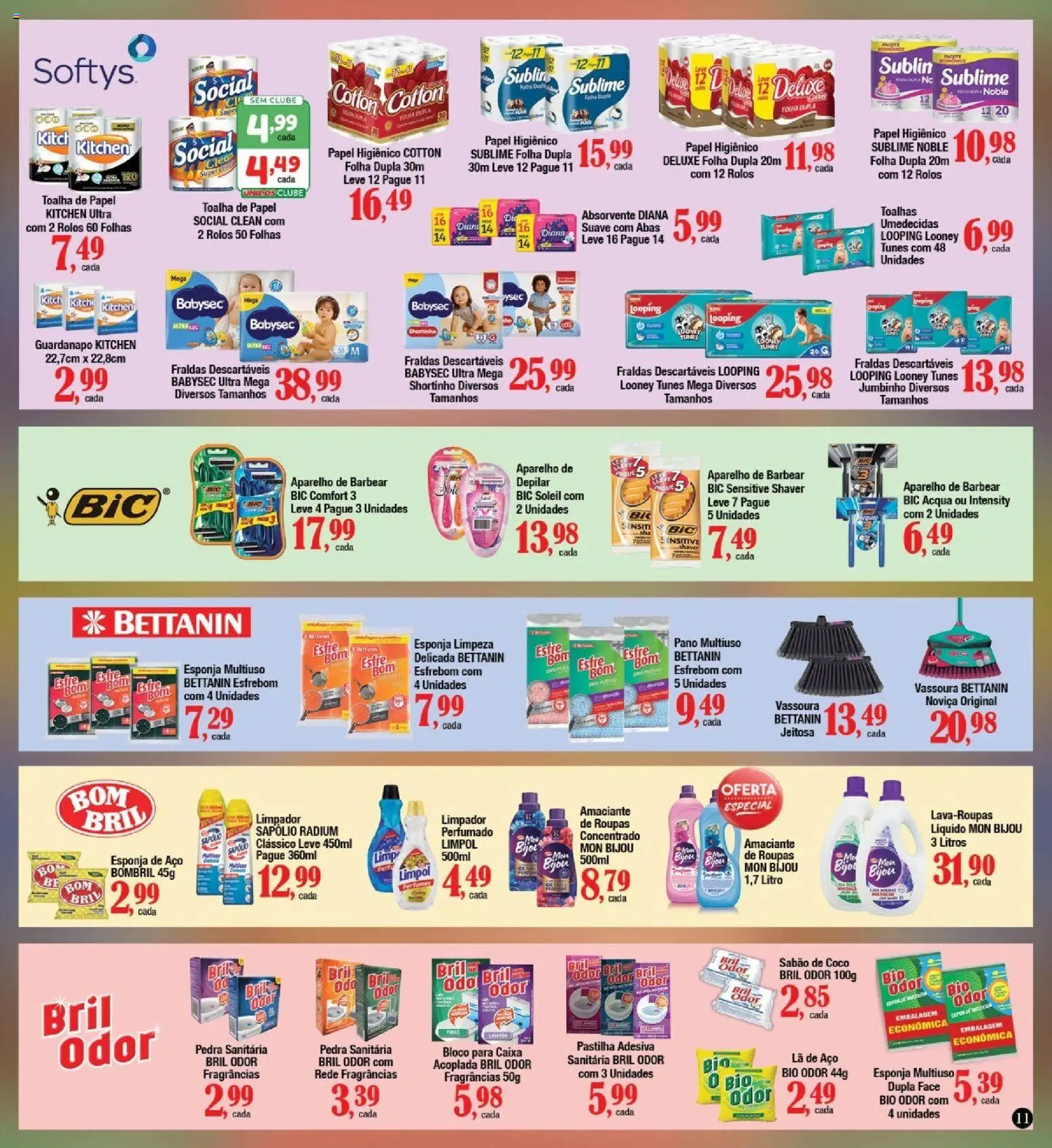 Supermercados Unidos Folheto - válido de 01/09/2026 | Página: 11 | Produtos: Pedra sanitária, Sabão, Perfumes, Aparelho de barbear