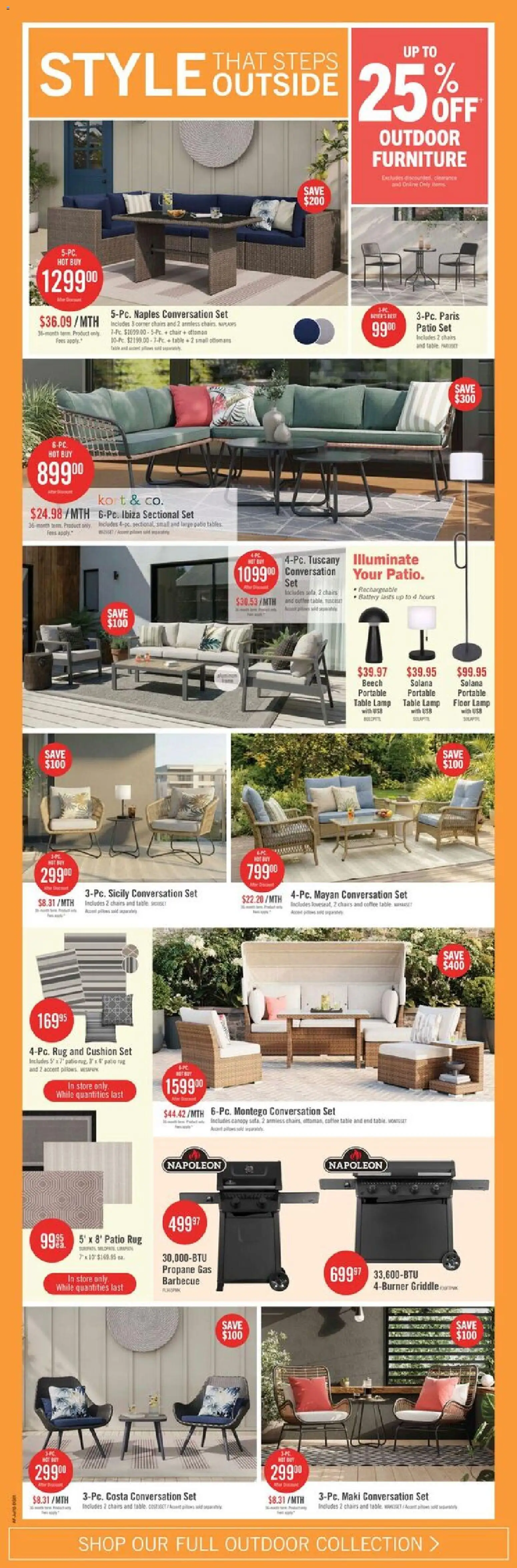 The Brick flyer valid from Jul 9, 2026 | Page: 13 | Products: Table, Battery, Lamp, Coffee